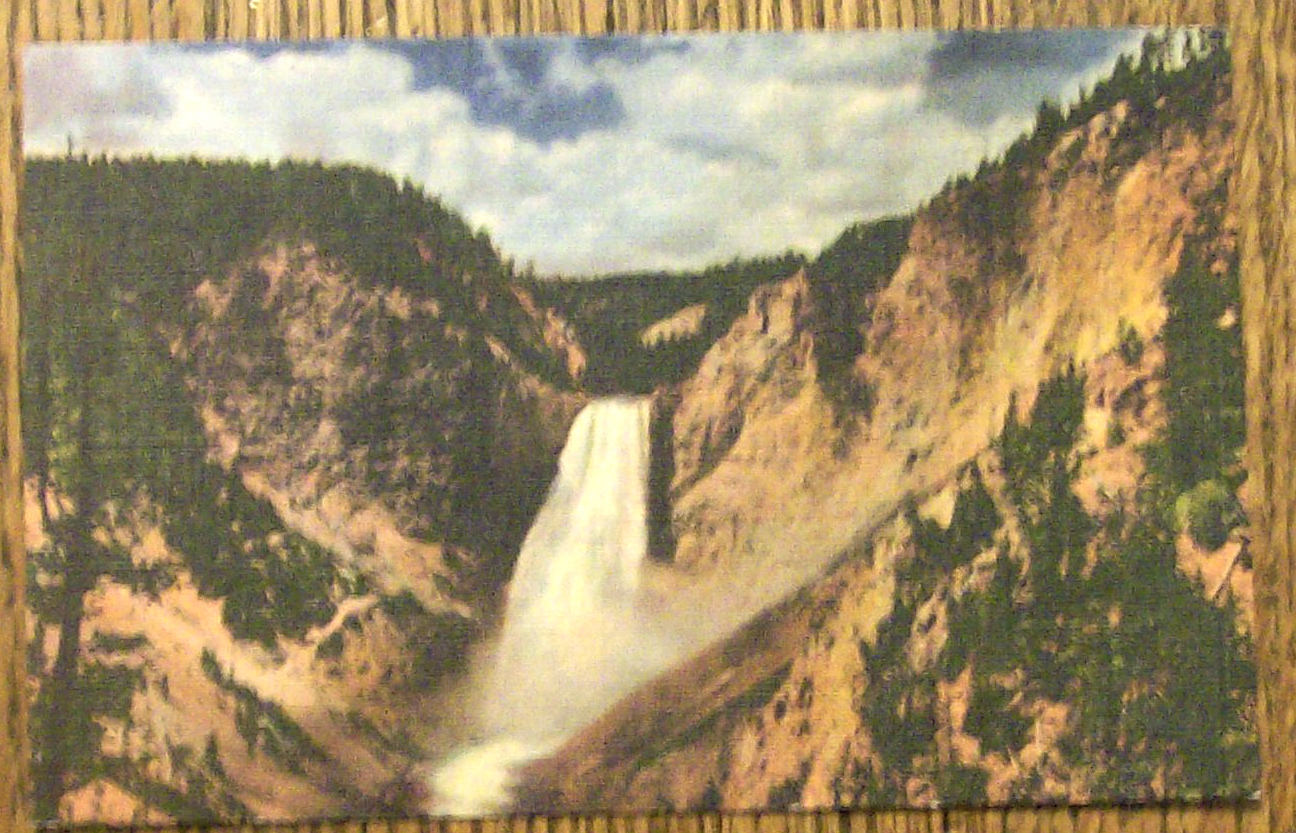 The Great Falls Postcard (Yellowstone National Park)