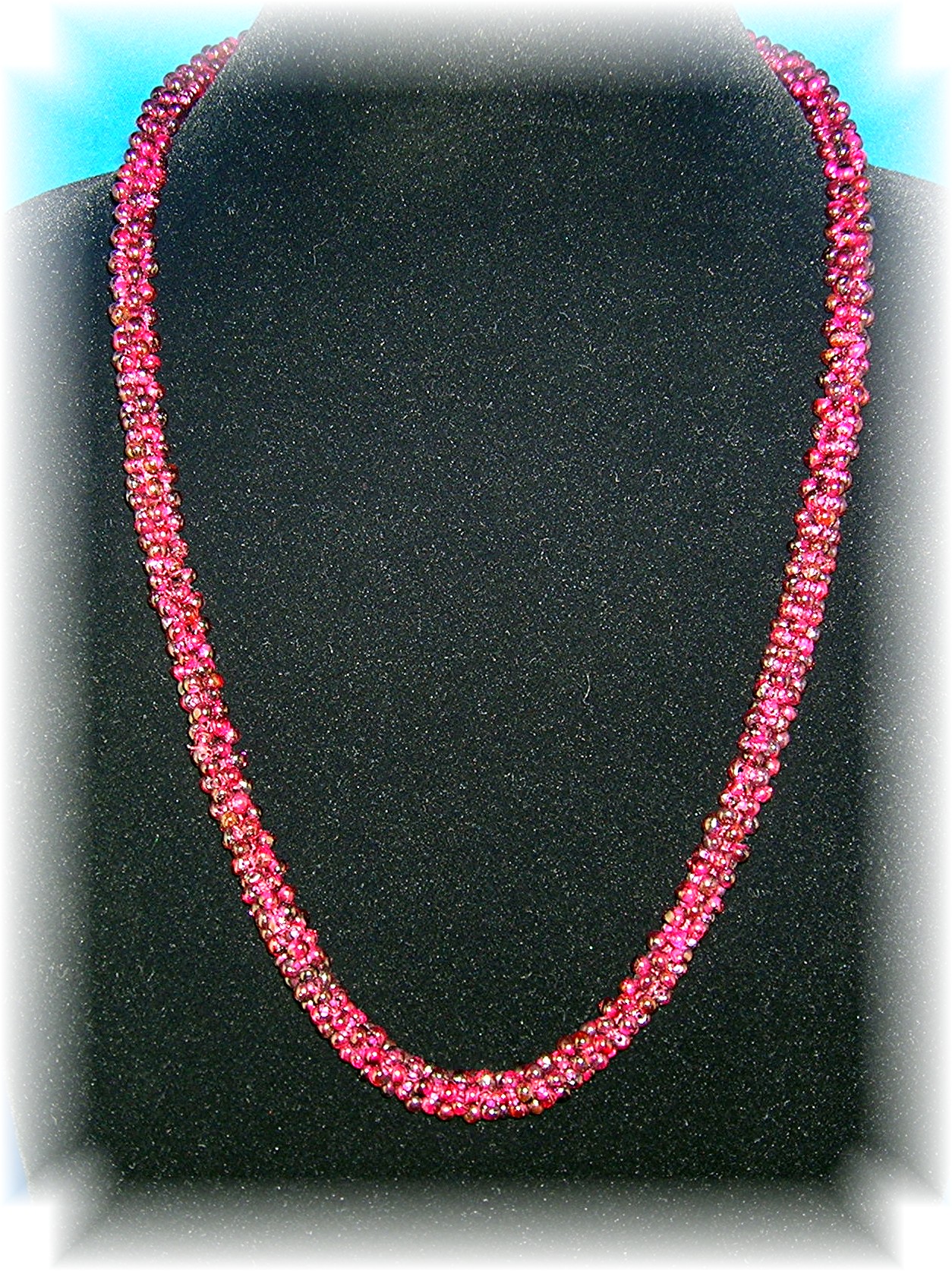 Natural Garnet Cluster Necklace