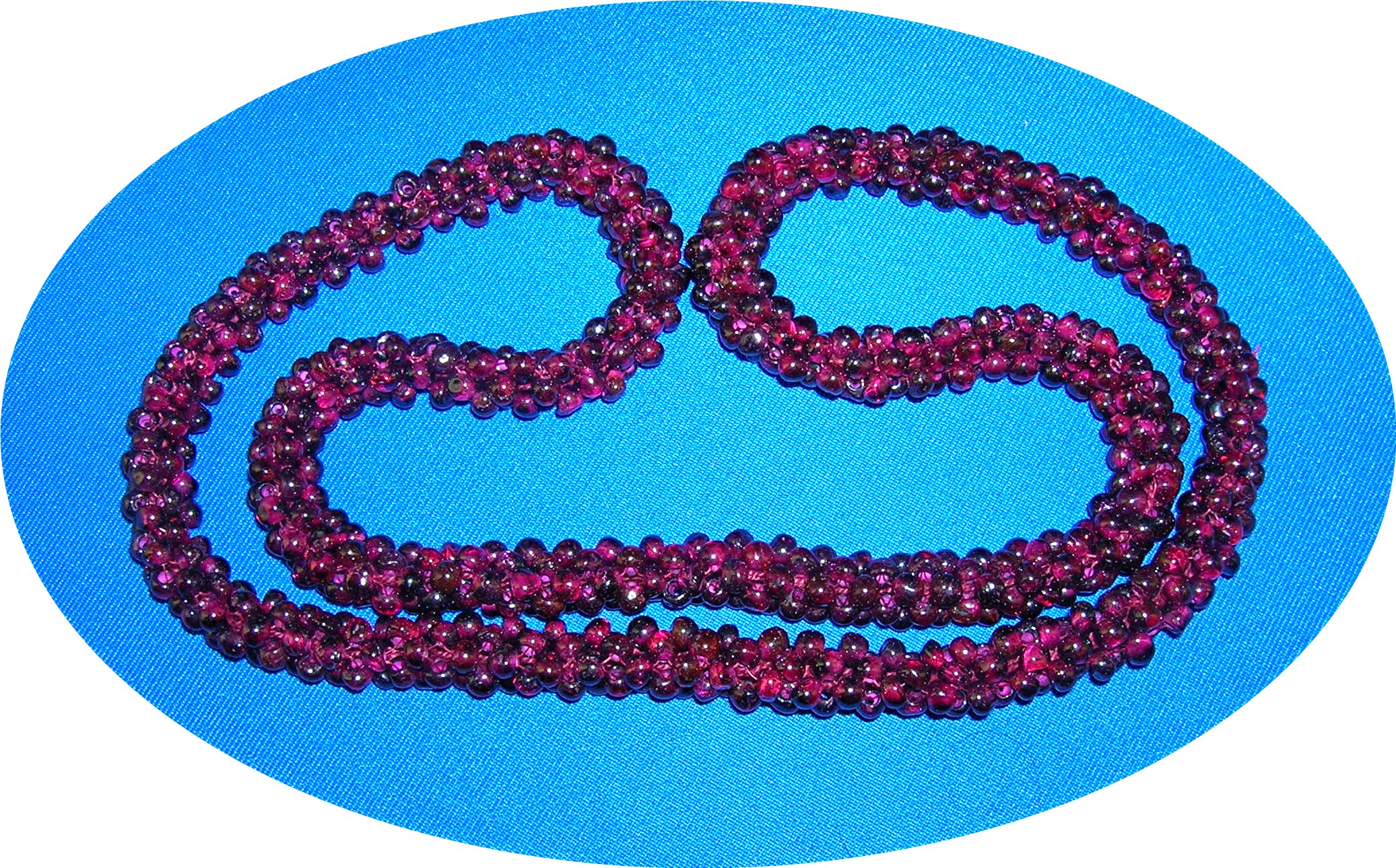 Natural Garnet Cluster Necklace