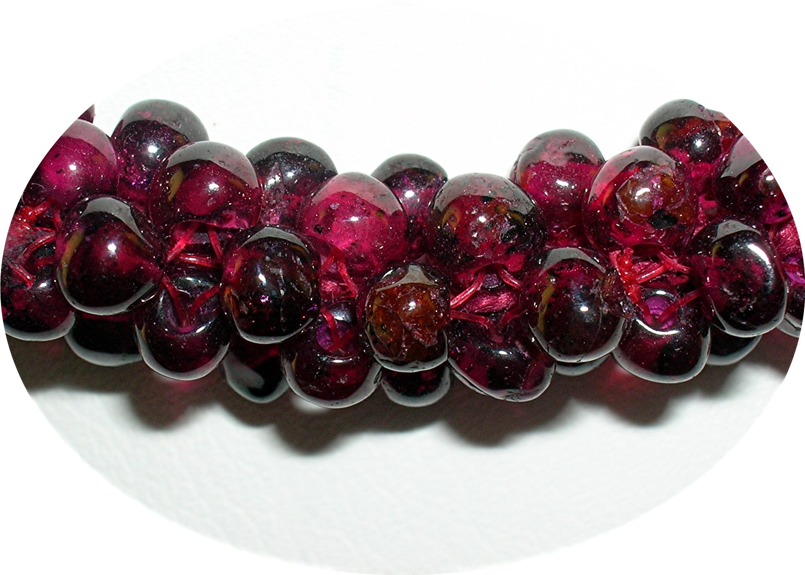 Natural Garnet Cluster Necklace
