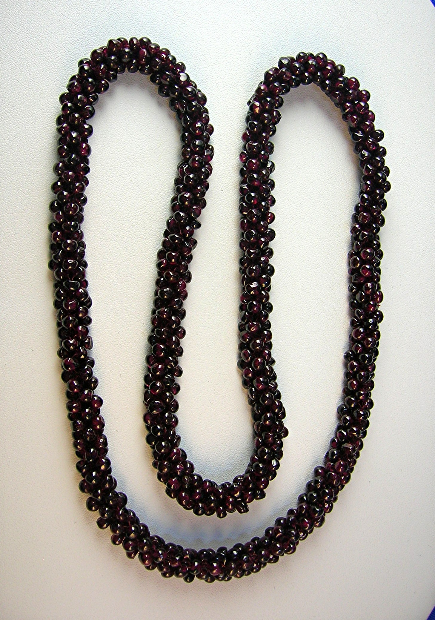Natural Garnet Cluster Necklace