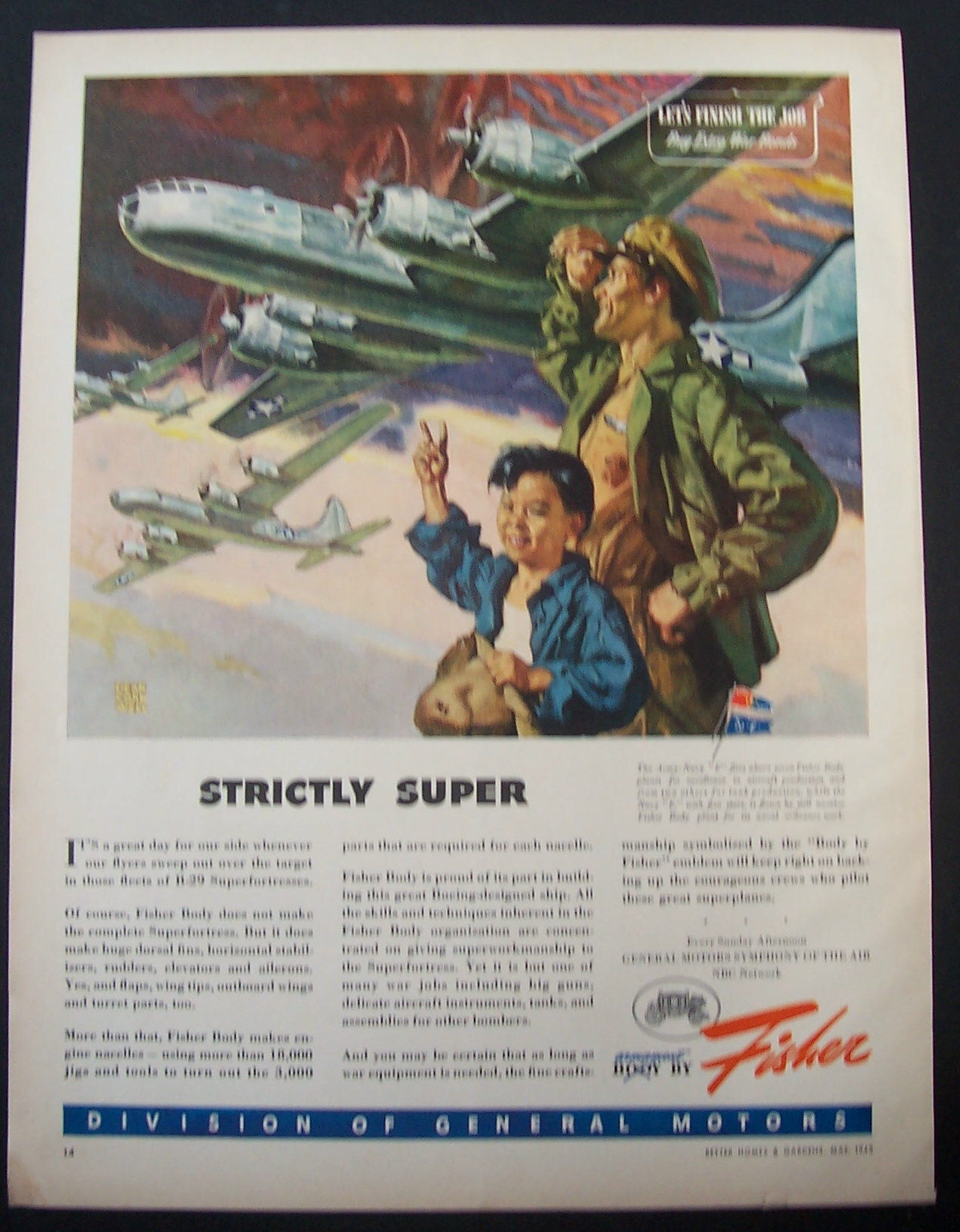 1945 Body By Fisher with Little Child & Soldier