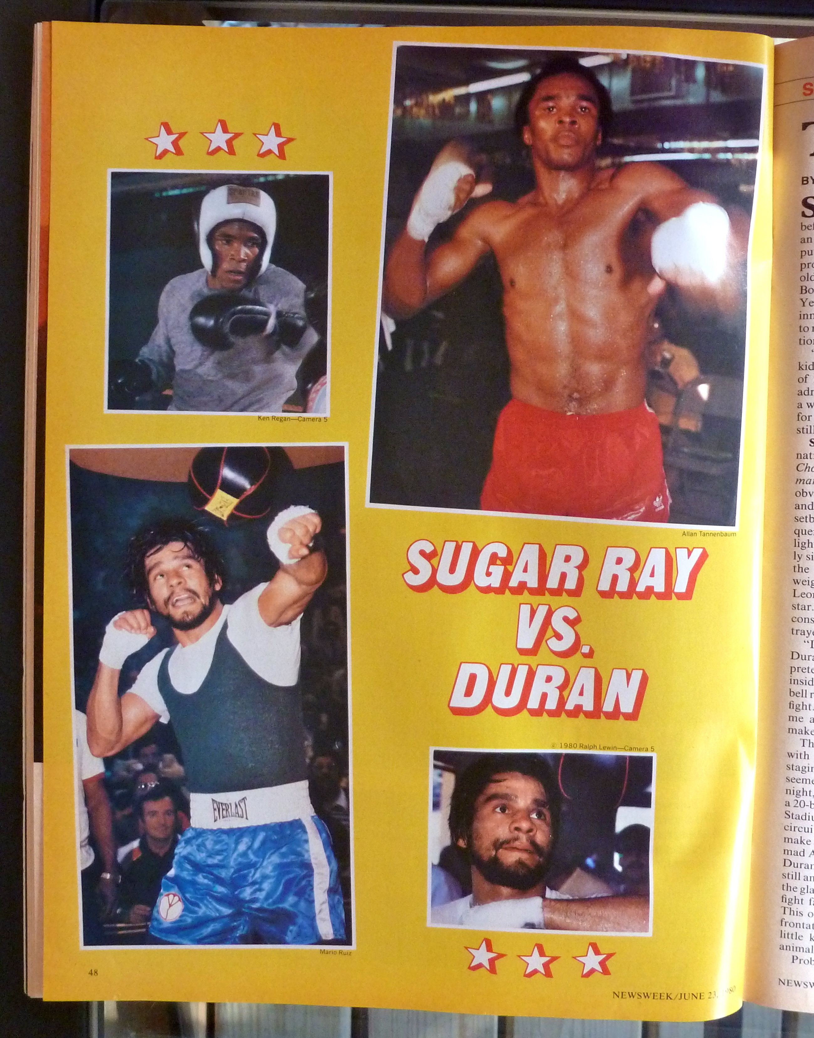 Newsweek Magazine-June 23, 1980-Sugar Ray Leonard