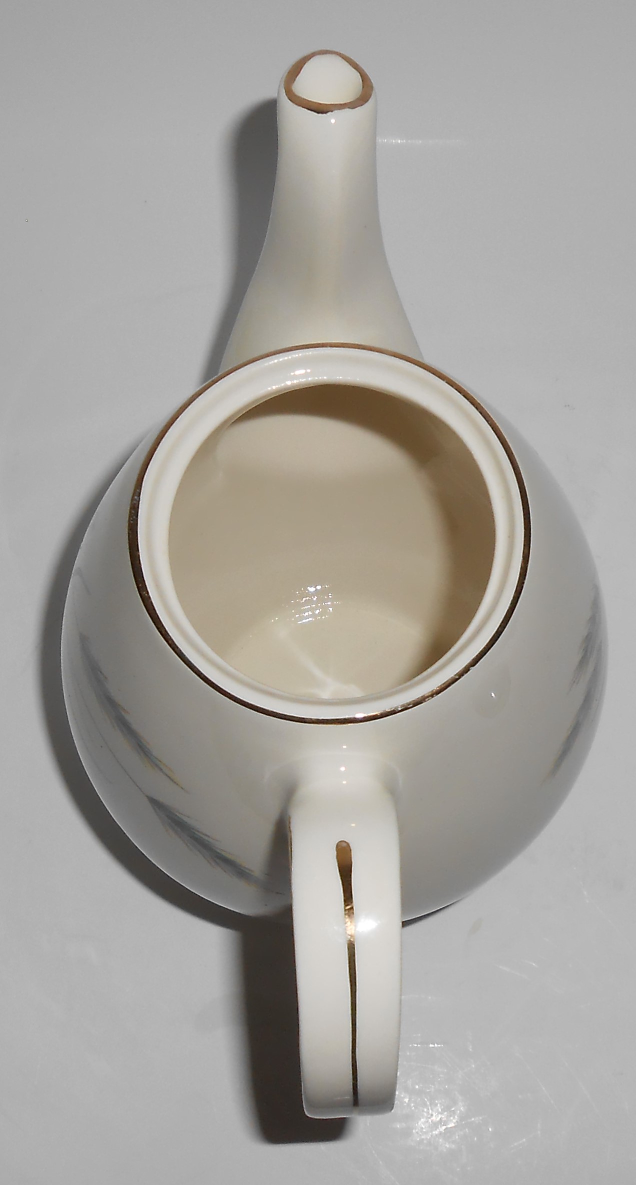 Alfred Meakin China Wheat w/Gold Small Coffee Pot
