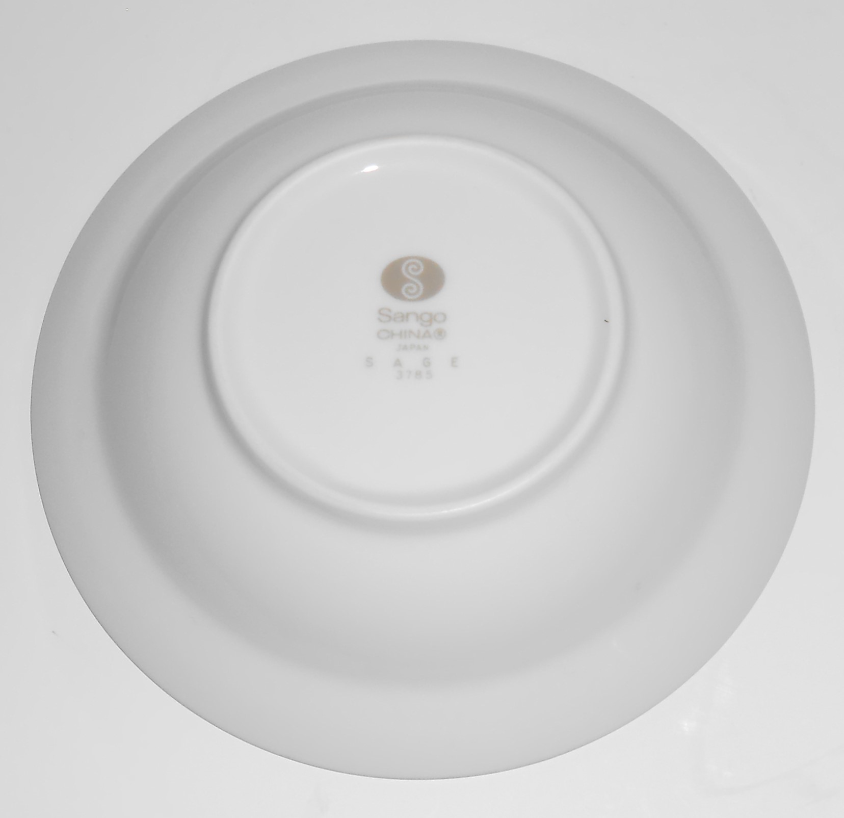 Sango Japan China Porcelain Sage 3785 Platinum Fruit