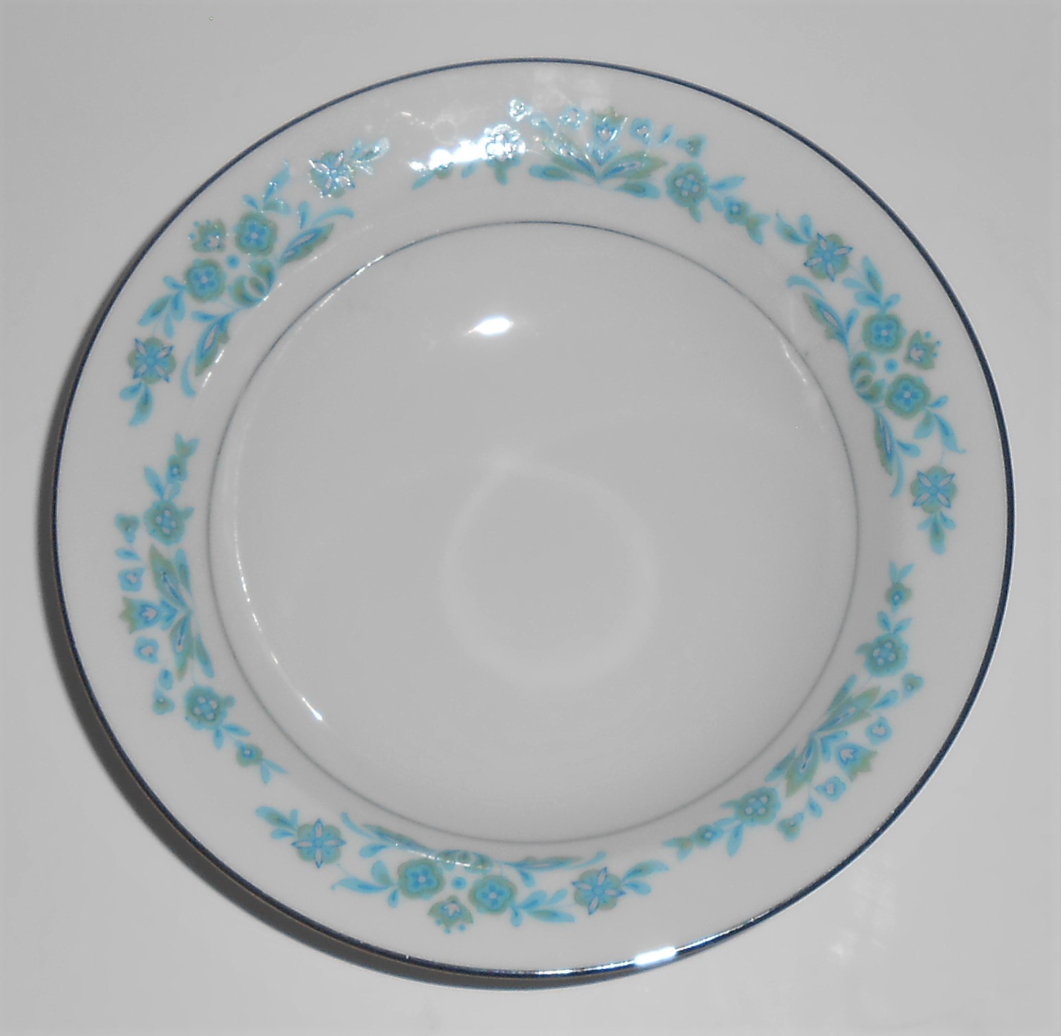 Sango Japan China Porcelain Sage 3785 Platinum Fruit