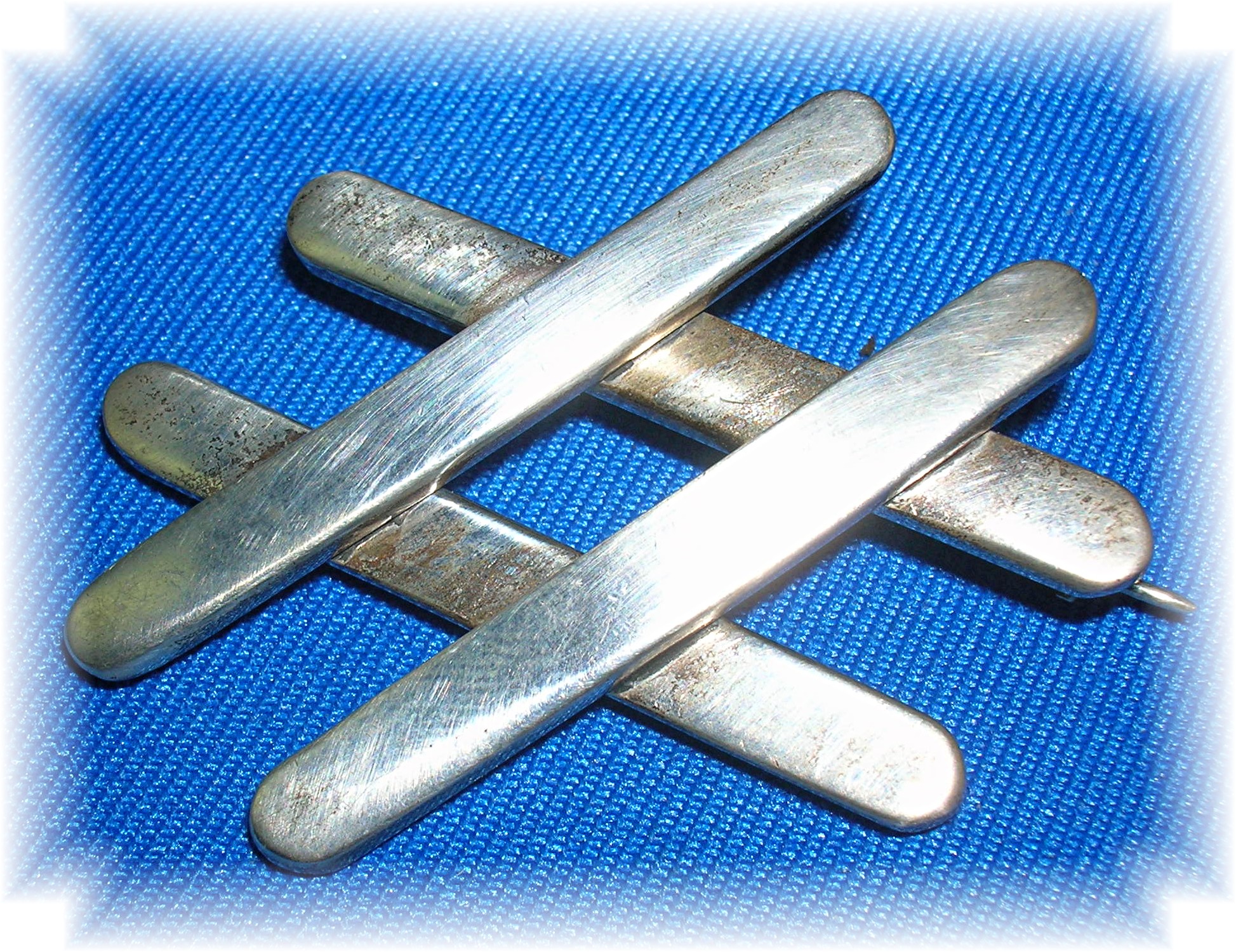 Oriental Look Sterling Silver  Mexico 925 TS-32 Brooch