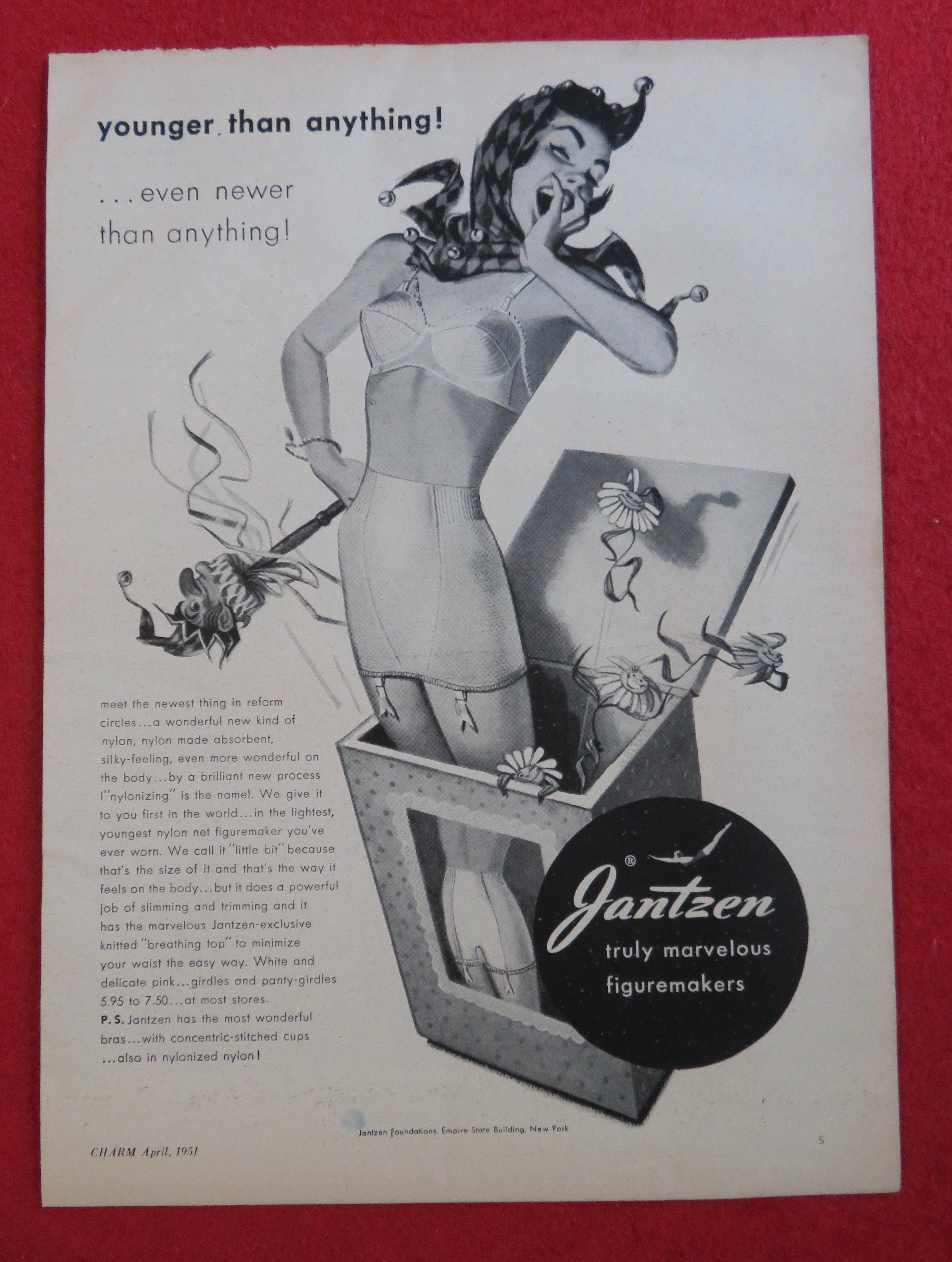 1951 Jantzen Figuremaker with Lovely Woman