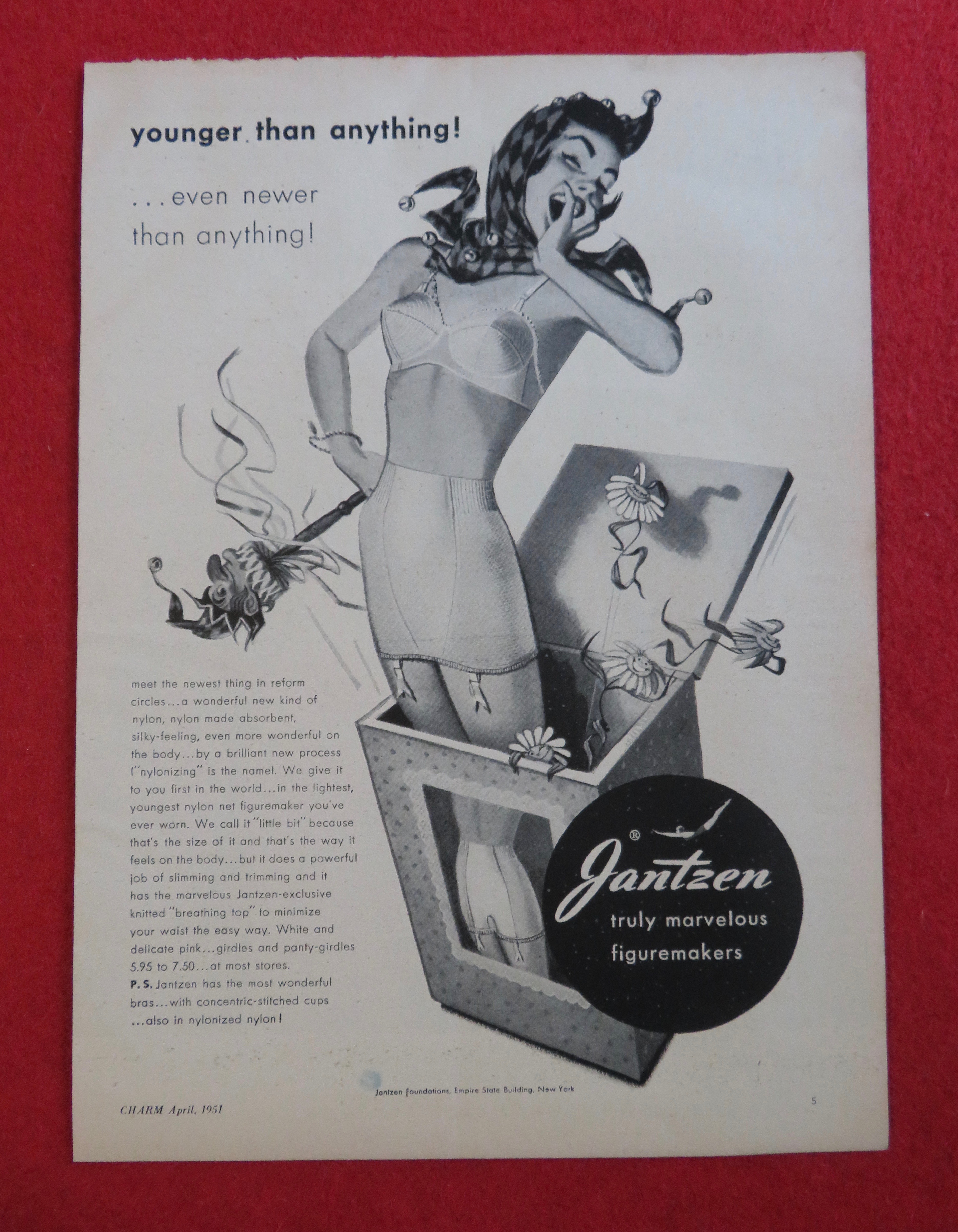 1951 Jantzen Figuremaker with Lovely Woman