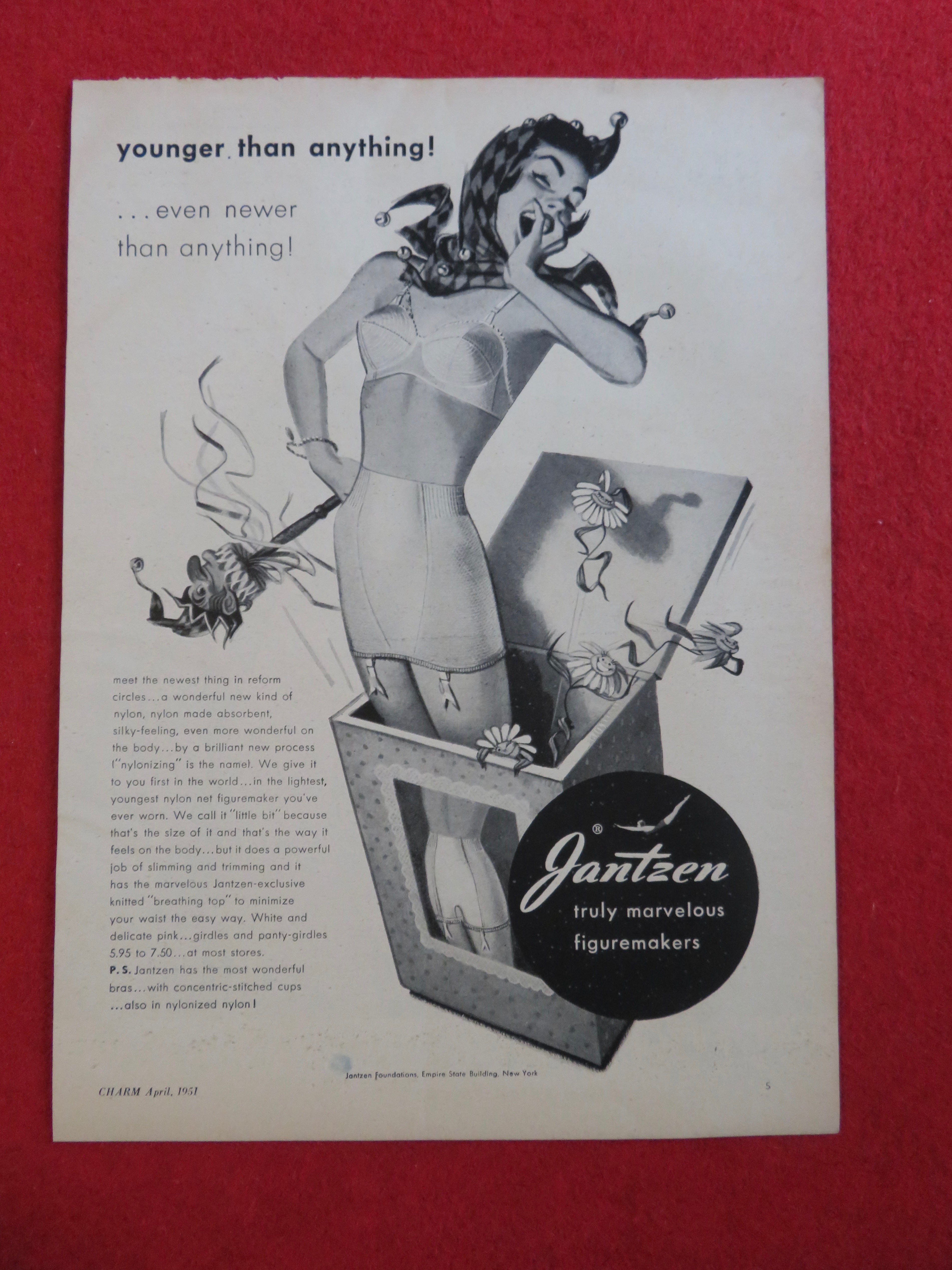 1951 Jantzen Figuremaker with Lovely Woman
