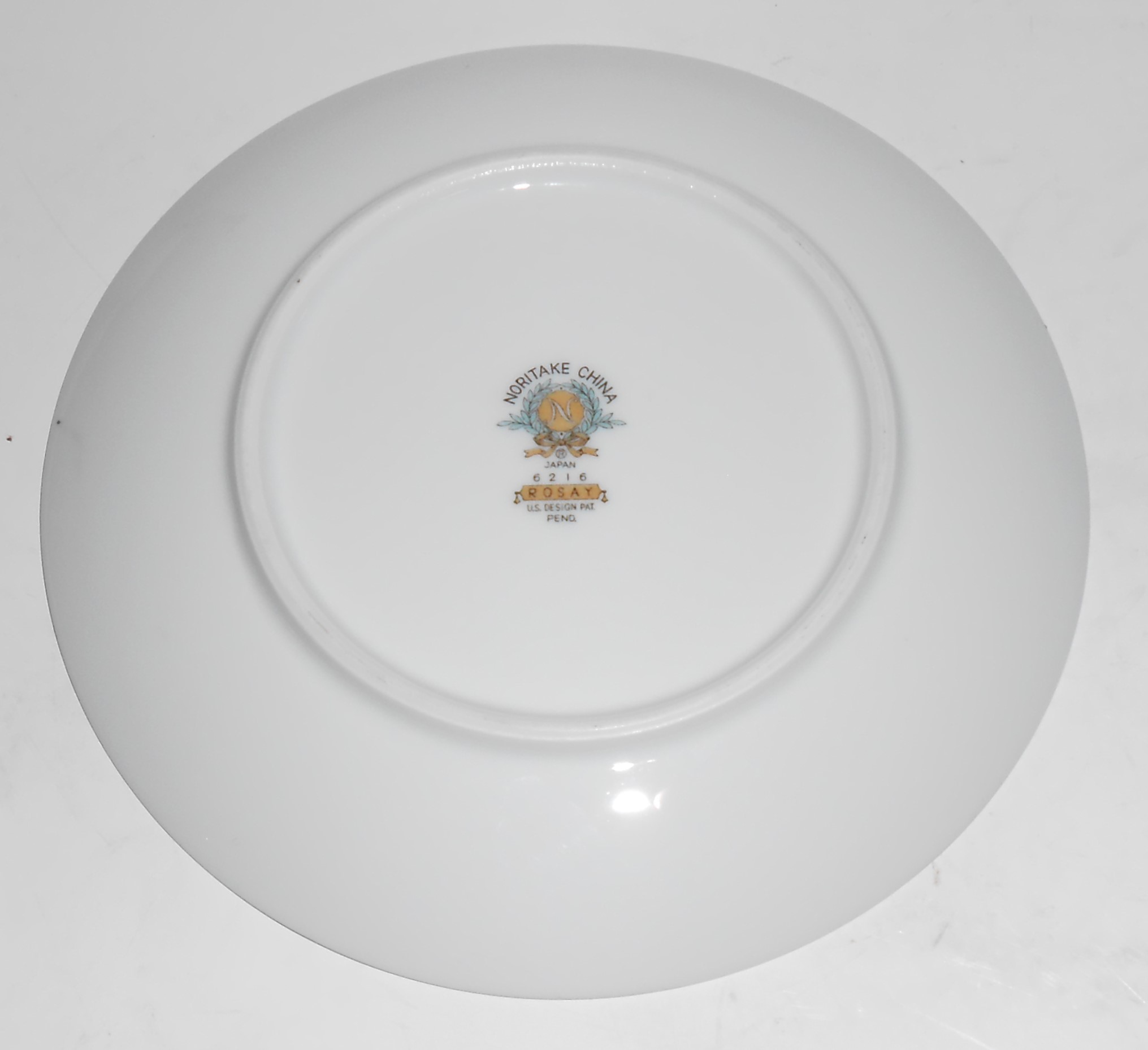 Noritake Porcelain China Rosay #6216 w/Platinum Bread