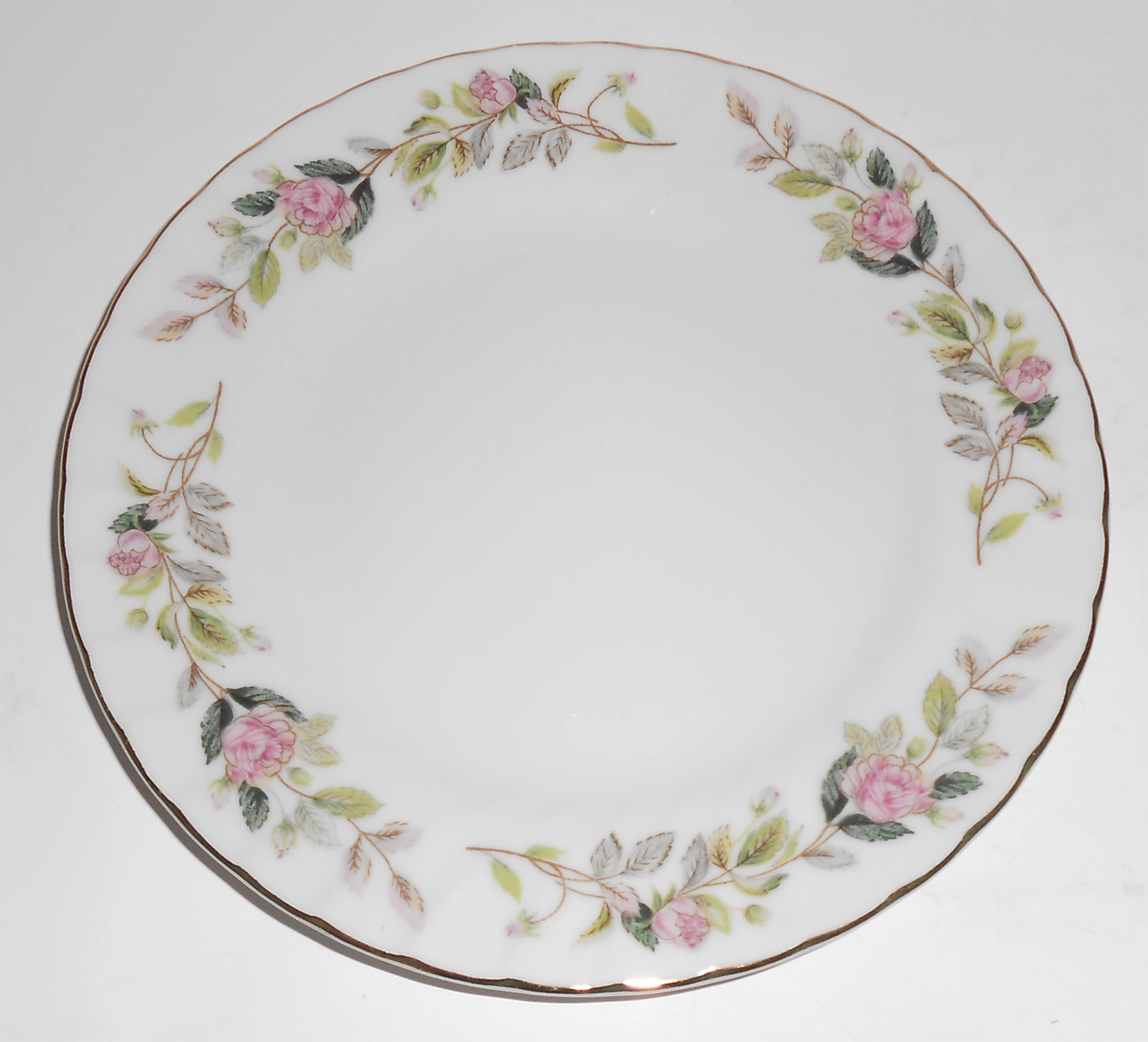 Creative Porcelain China 2345 Regency Rose Platinum Bre