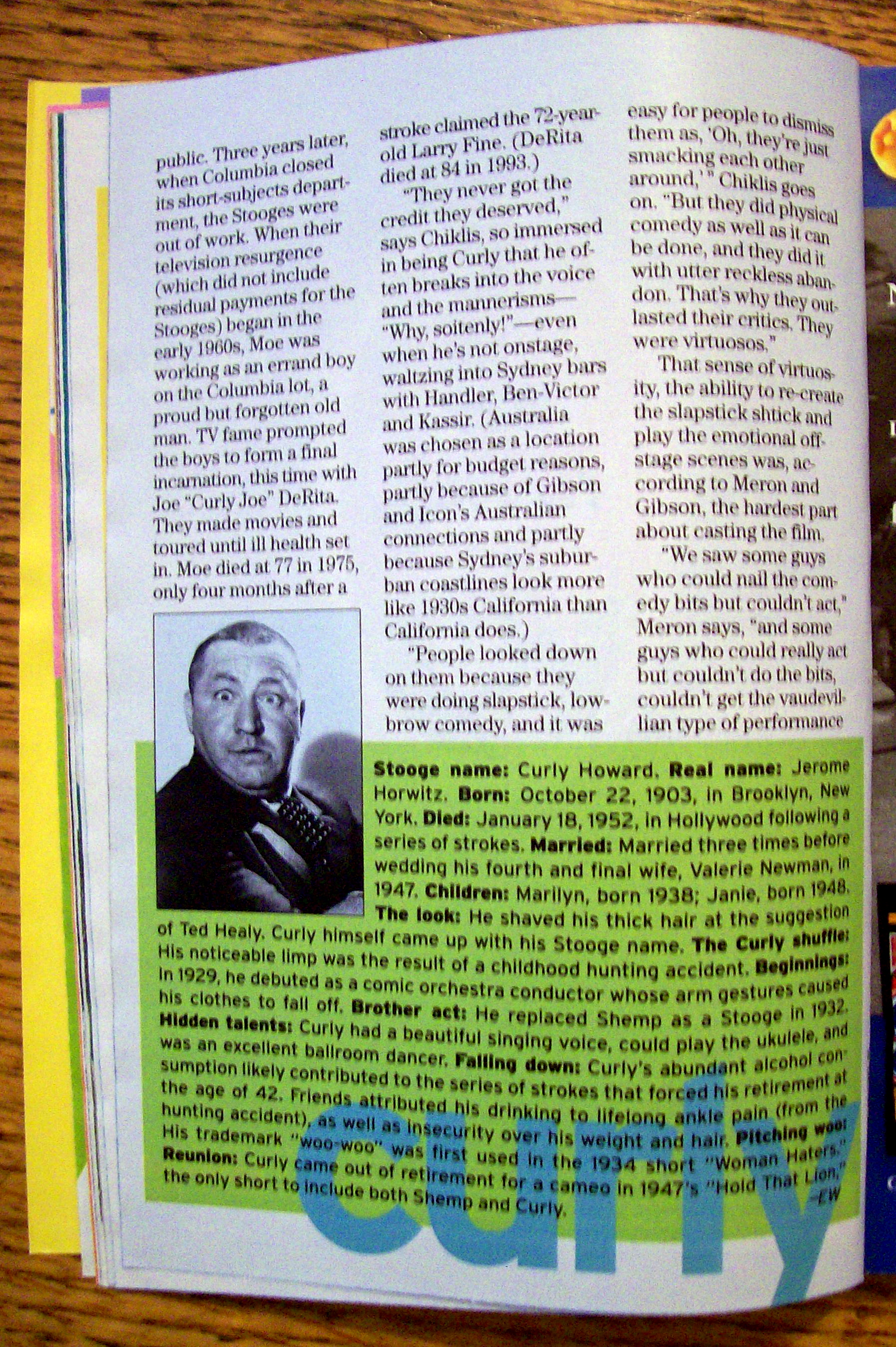 TV Guide-April 15-21, 2000-Moe (Stooges Return)