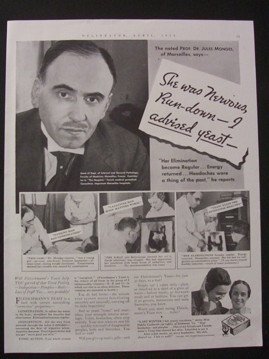 1934  Fleischmann's  Yeast