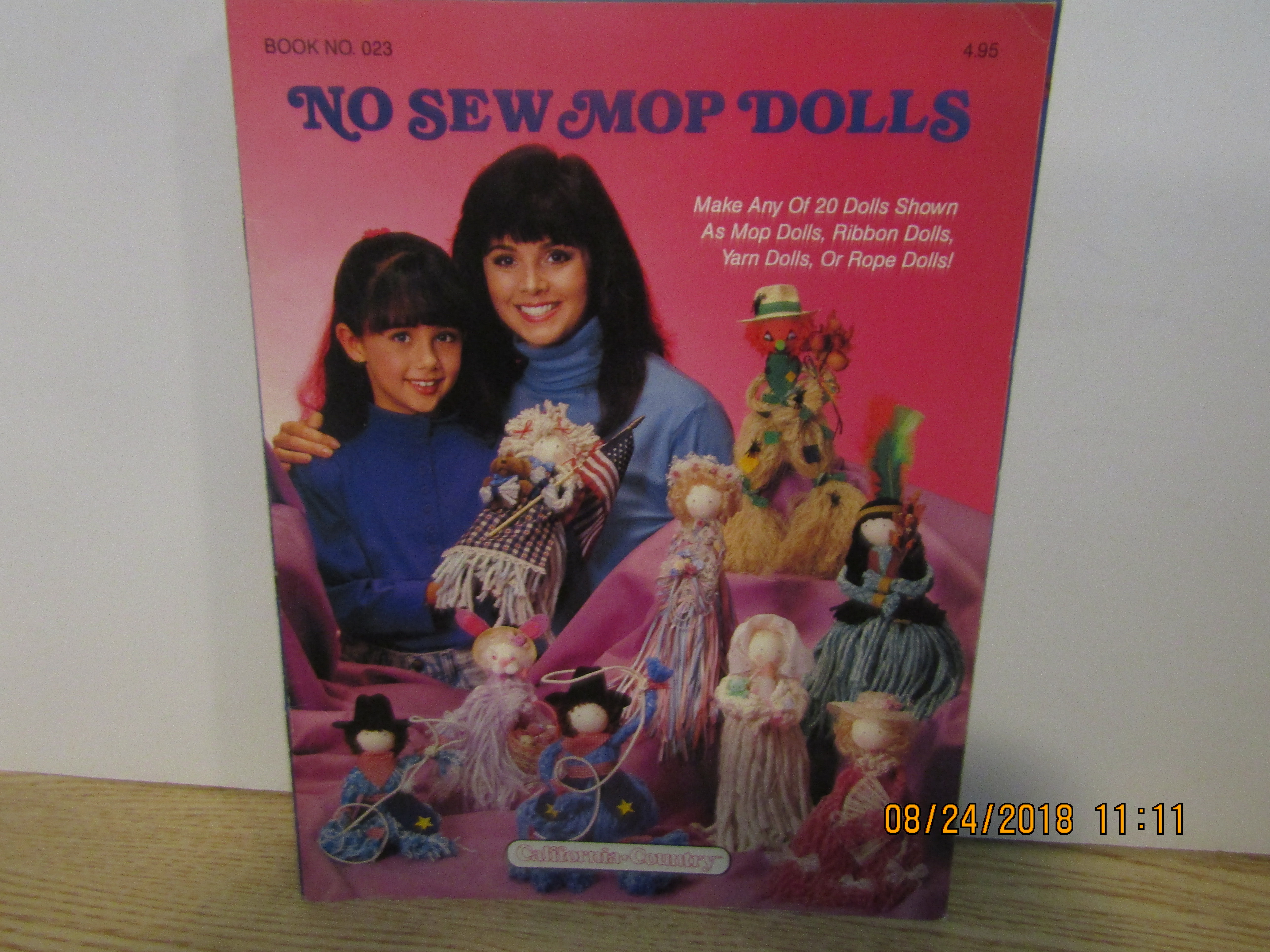 California Country No Sew Mop Dolls #23