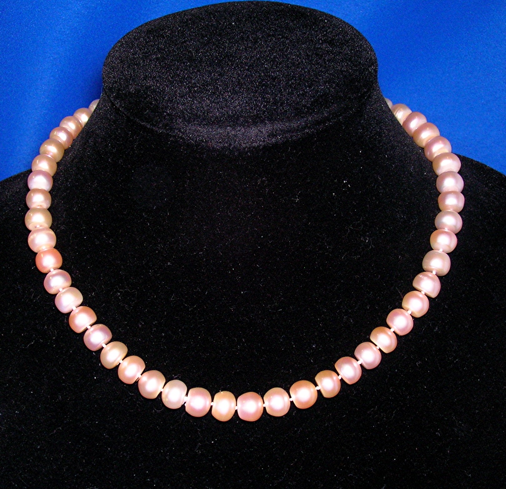 Pink Freshwater Pearl Necklace 8.6mm