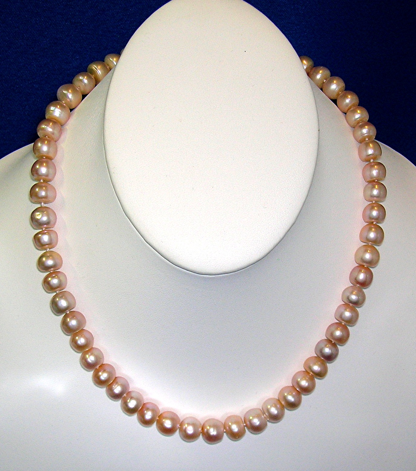 Pink Freshwater Pearl Necklace 8.6mm