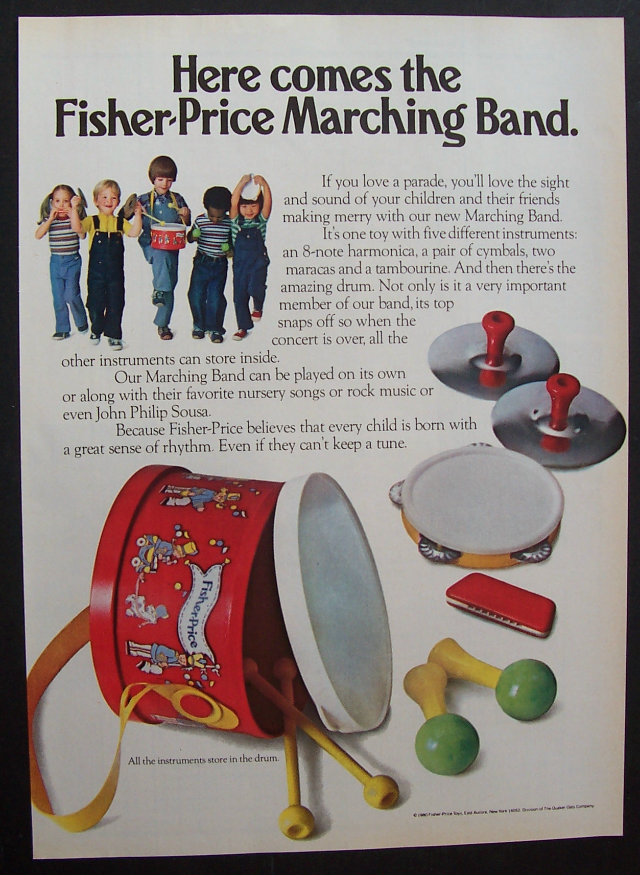 1981 Fisher-Price Marching Band with a Children Band