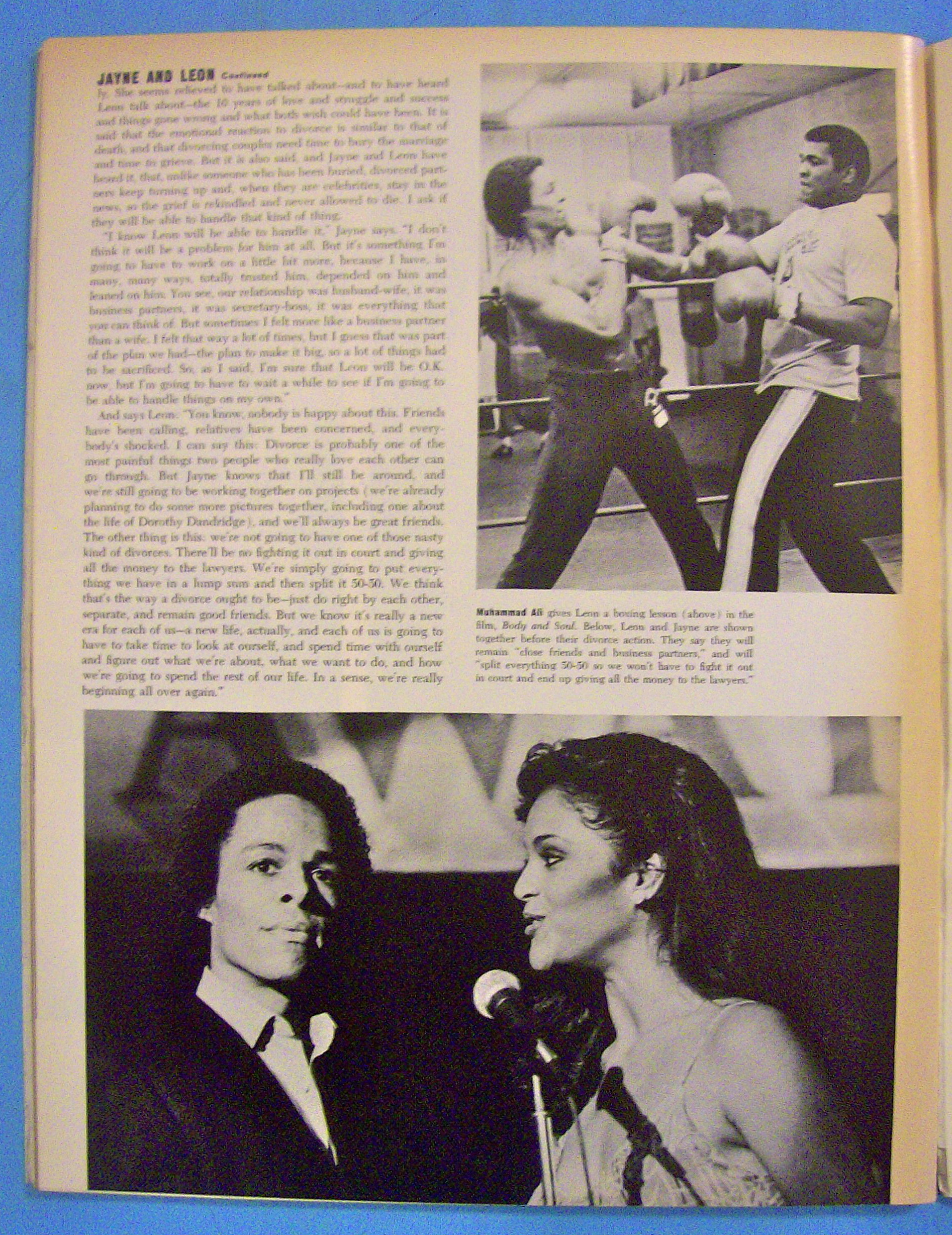 Ebony Magazine-January 1982-Jayne And Leon Kennedy
