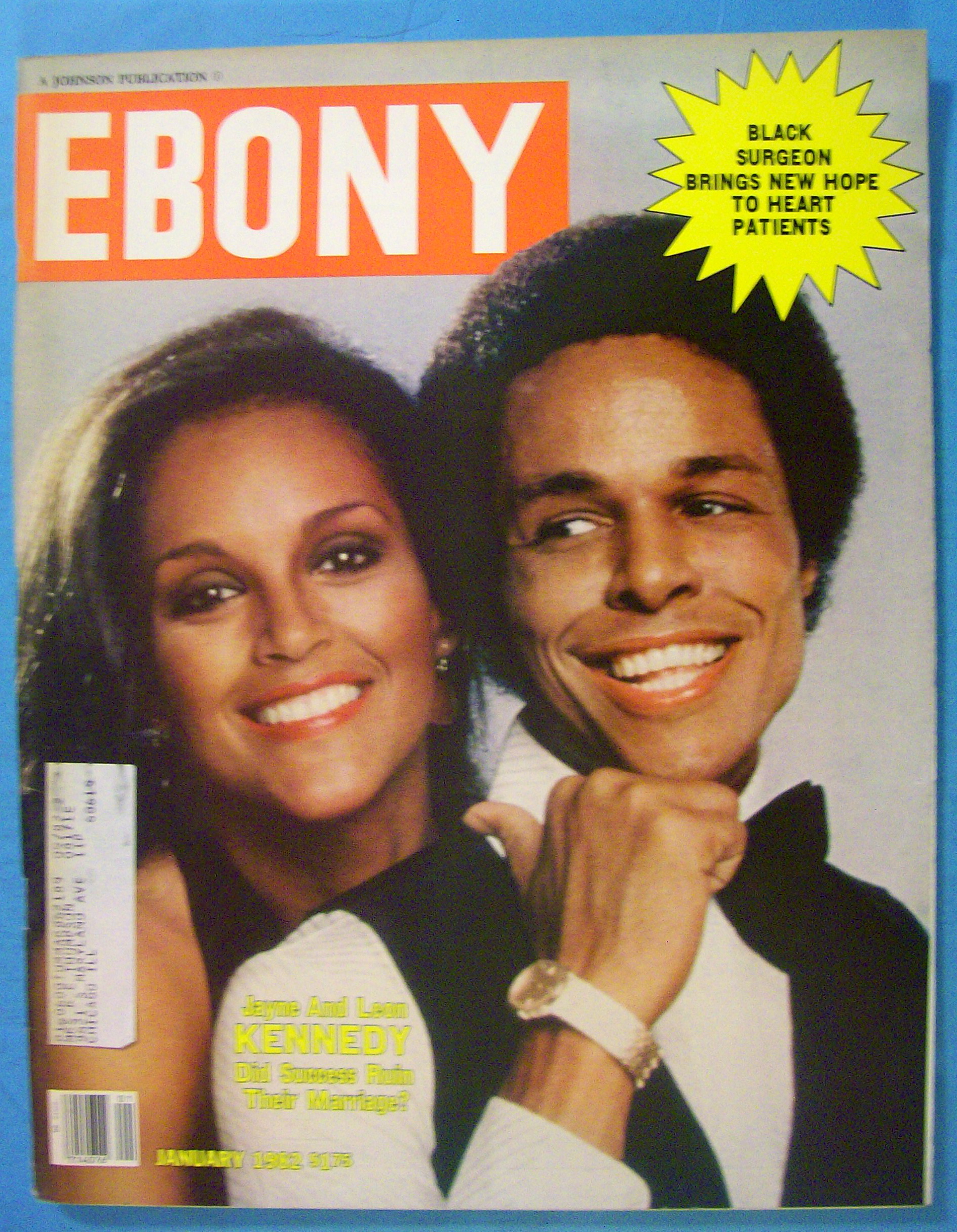 Ebony Magazine-January 1982-Jayne And Leon Kennedy