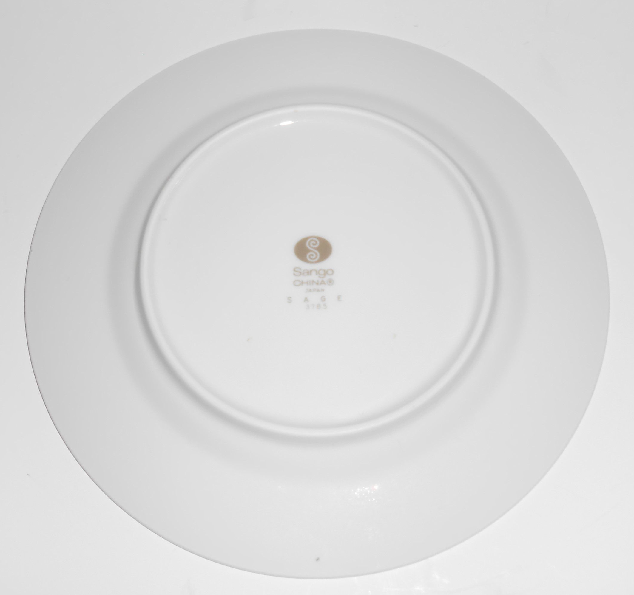 Sango Japan China Porcelain Sage 3785 Platinum Bread Pl