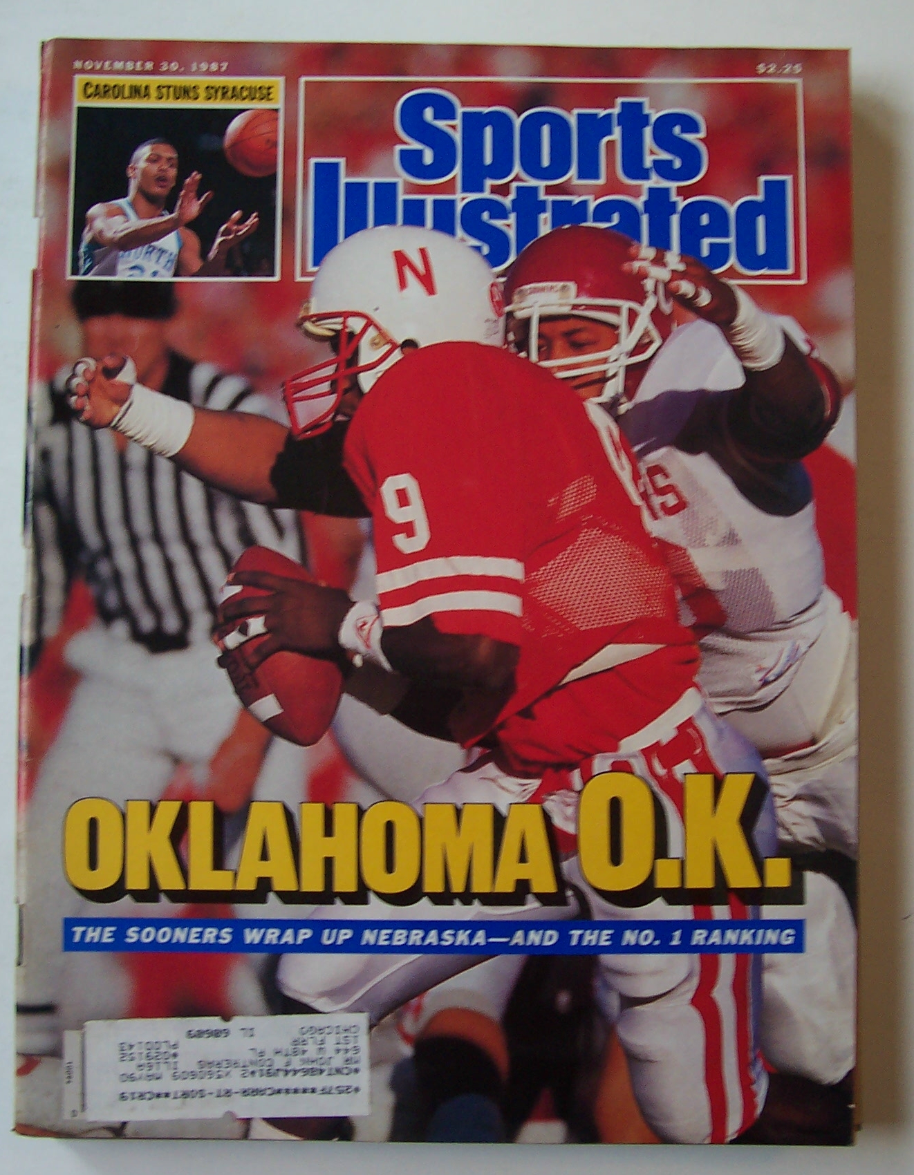 Sports Illustrated Magazine - November 30, 1987