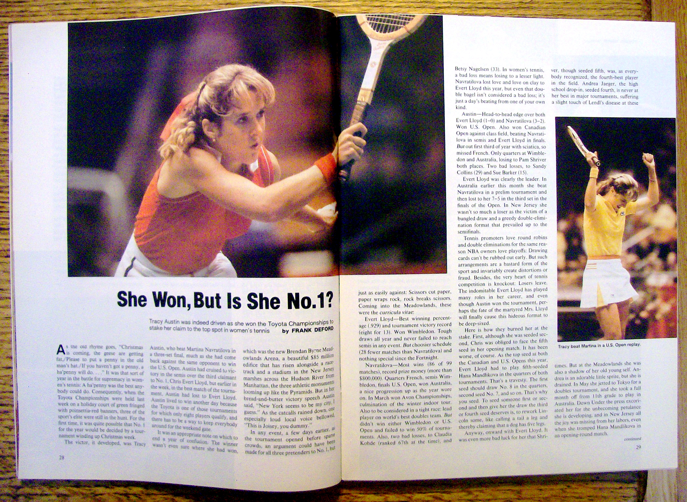 Sports Illustrated Magazine-Dec 1981/Jan 1982-Sugar Ray