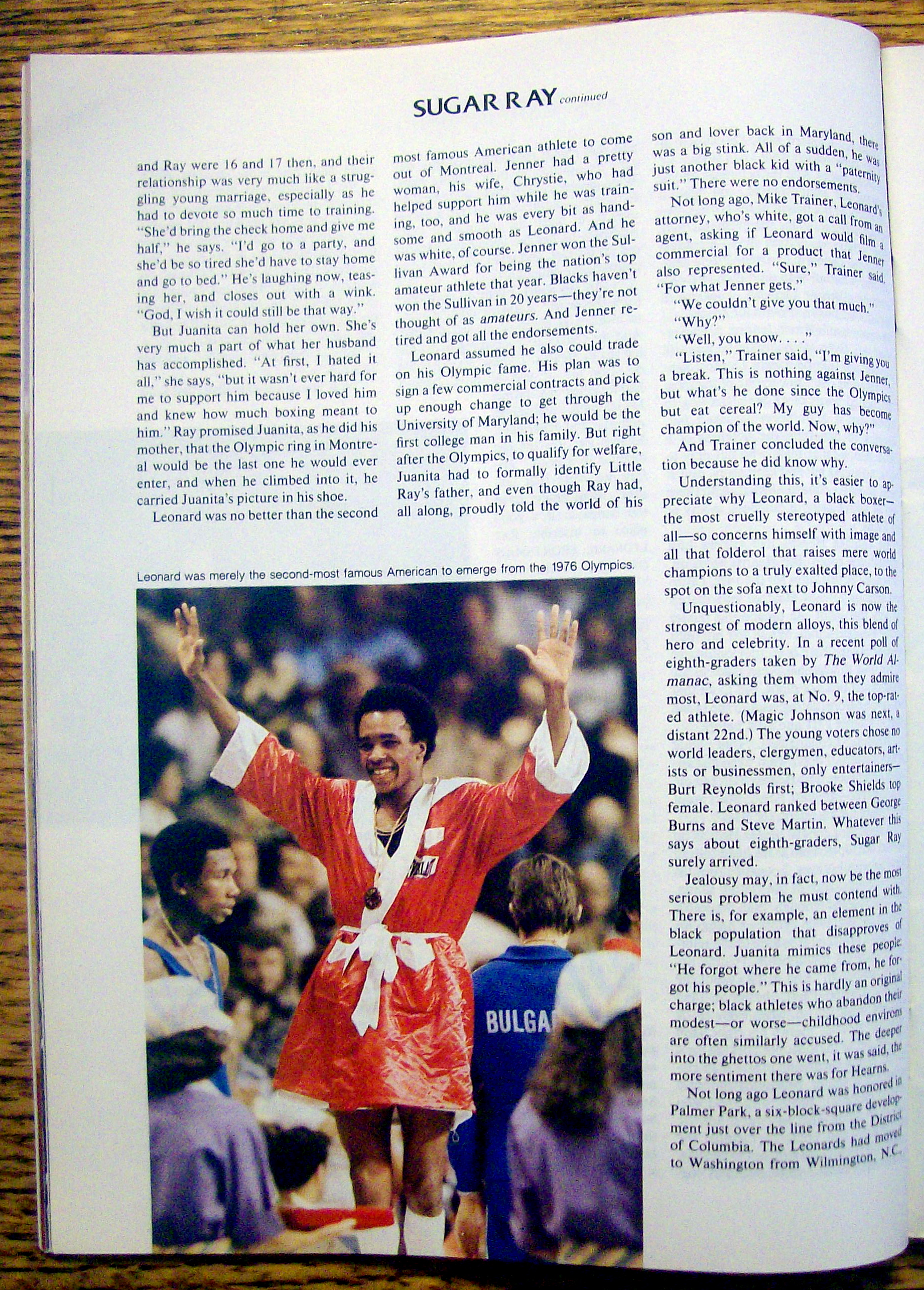 Sports Illustrated Magazine-Dec 1981/Jan 1982-Sugar Ray