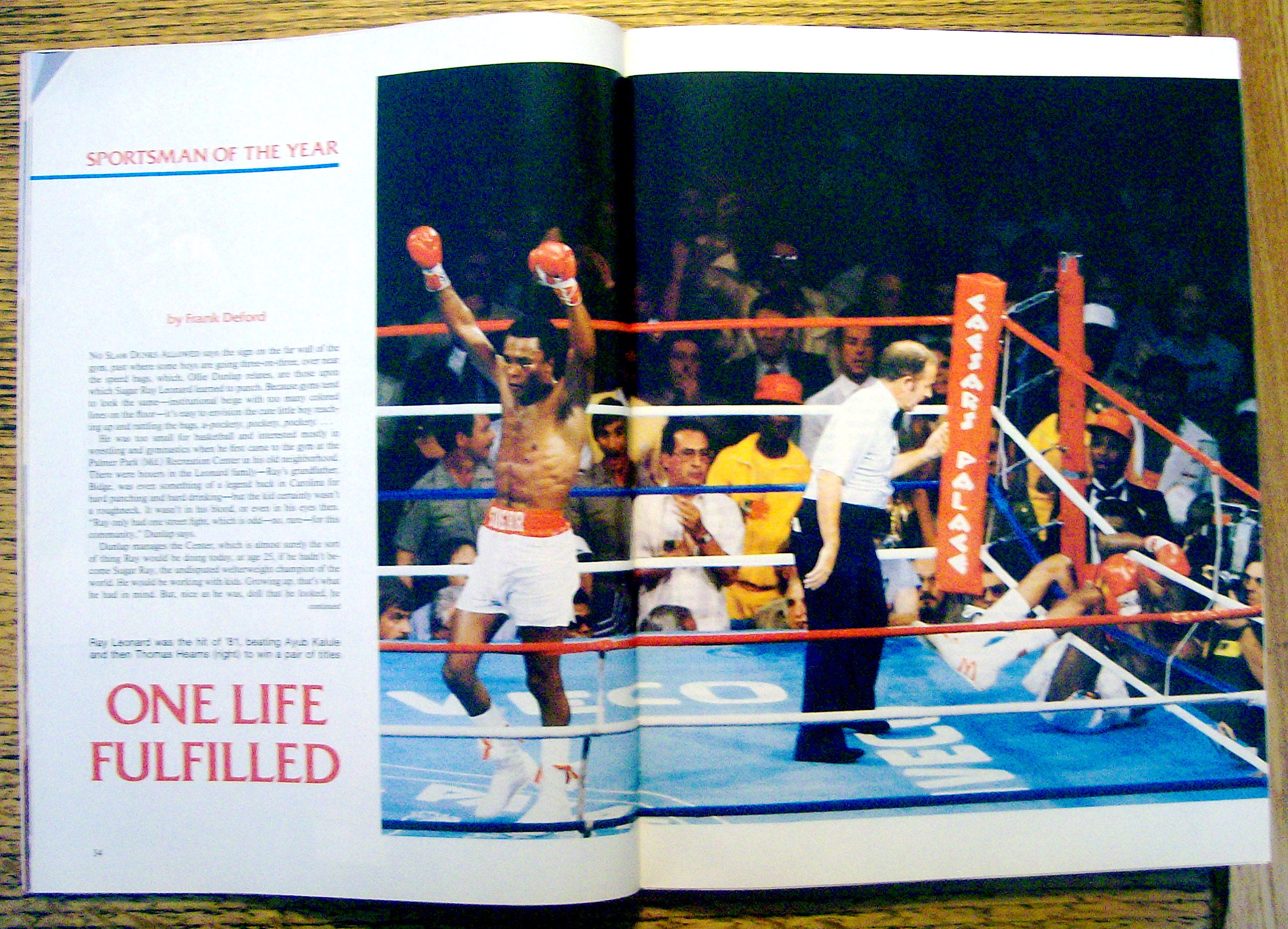 Sports Illustrated Magazine-Dec 1981/Jan 1982-Sugar Ray