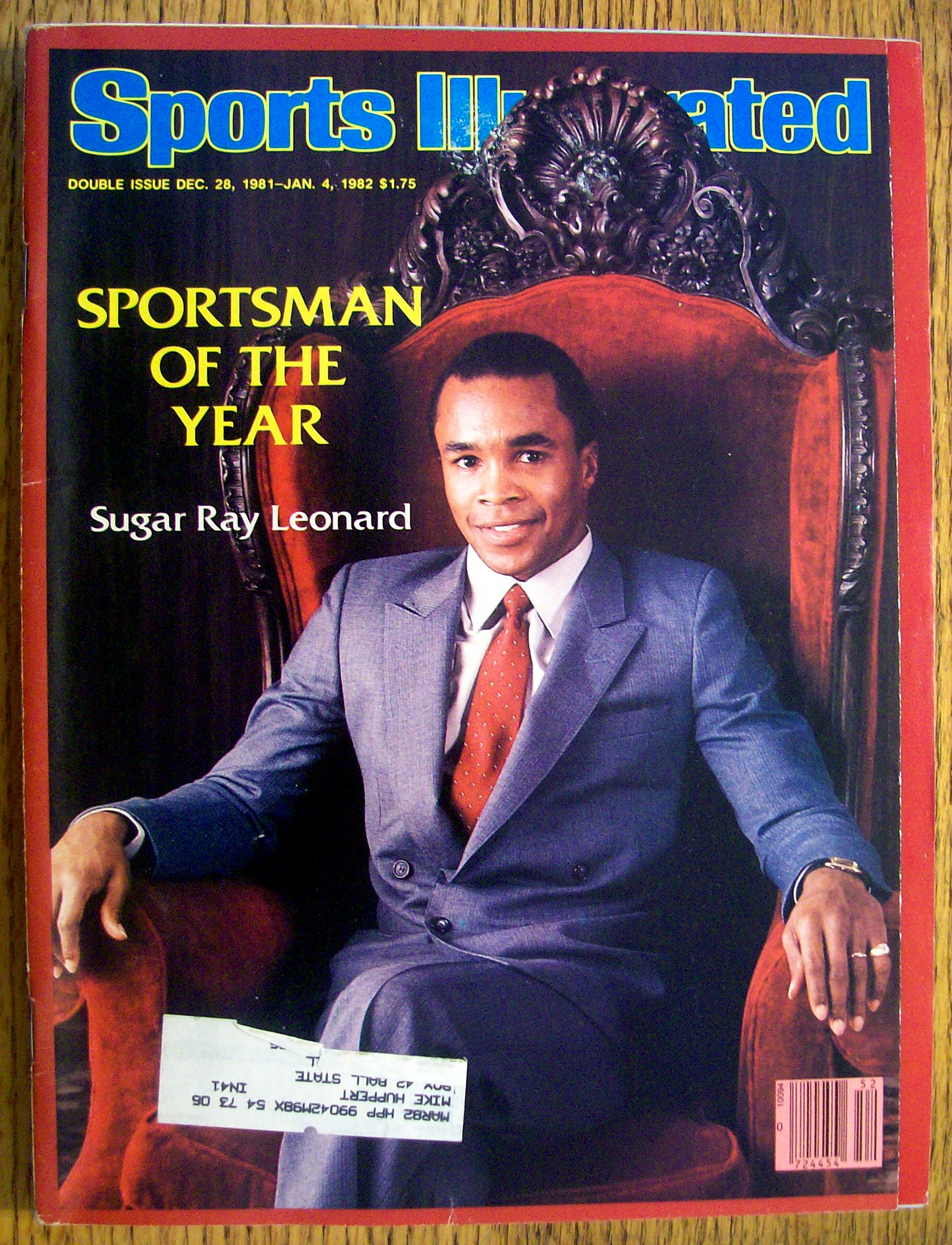 Sports Illustrated Magazine-Dec 1981/Jan 1982-Sugar Ray