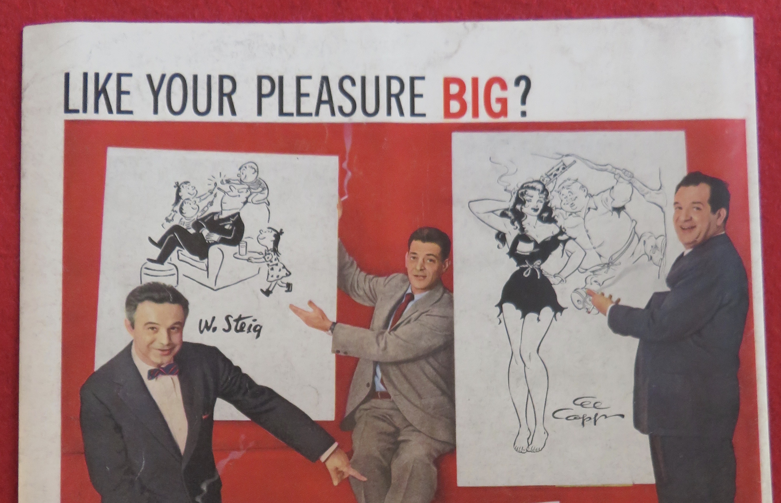1957 Chesterfield Cigarettes with Steig, Capp & Richter