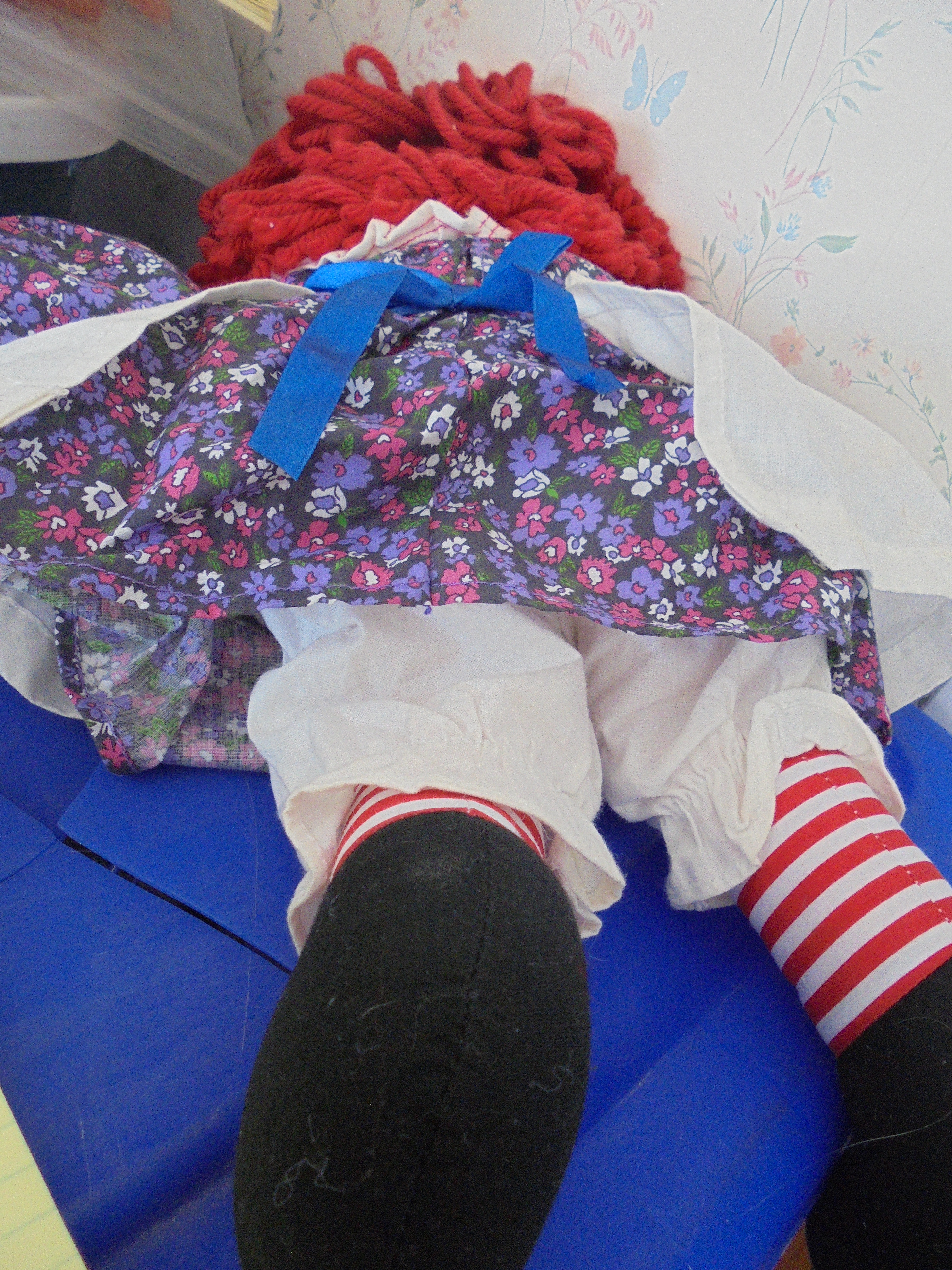 Raggedy Ann Doll 20 Inch Dakin Pull String