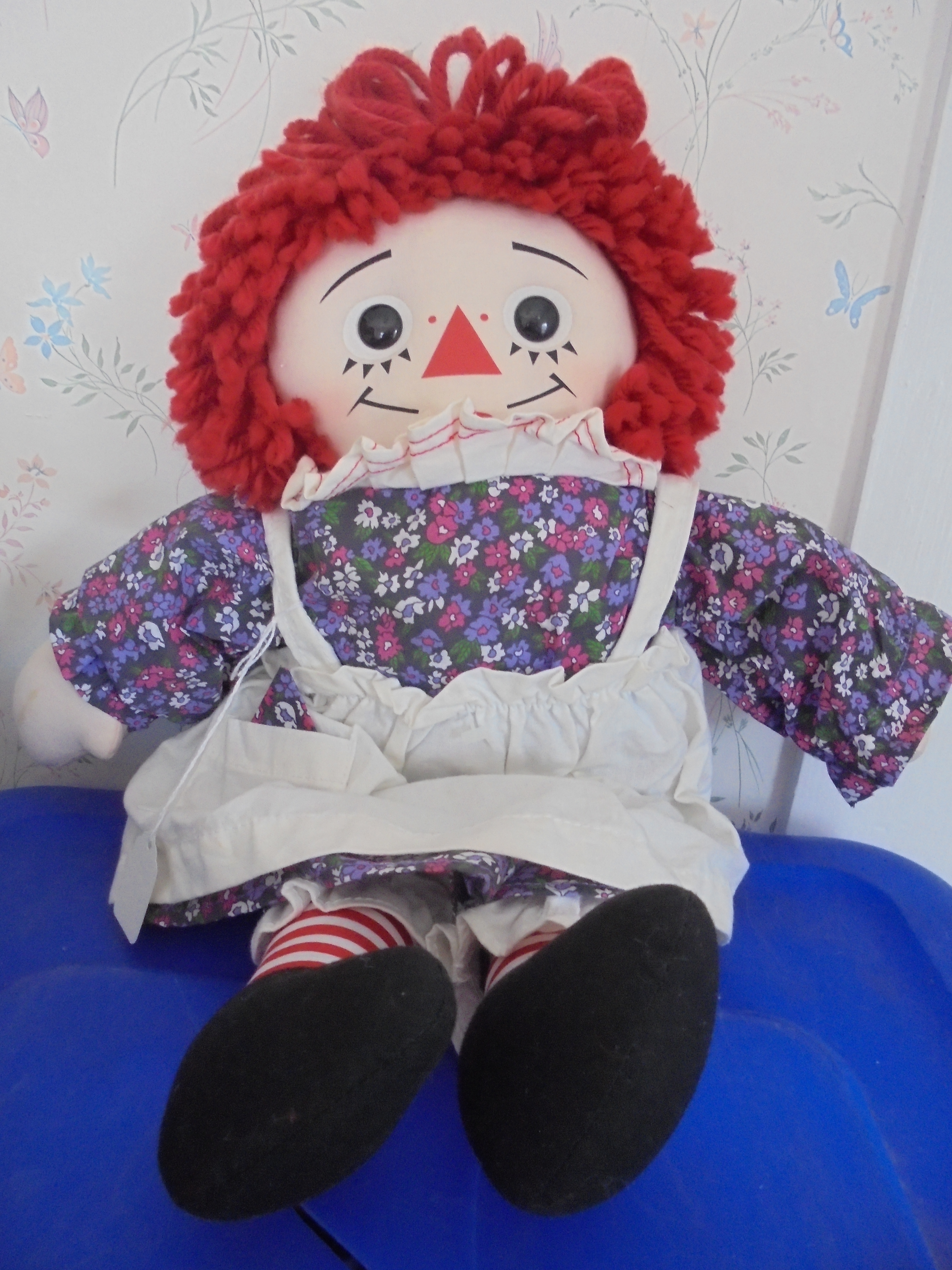 Raggedy Ann Doll 20 Inch Dakin Pull String