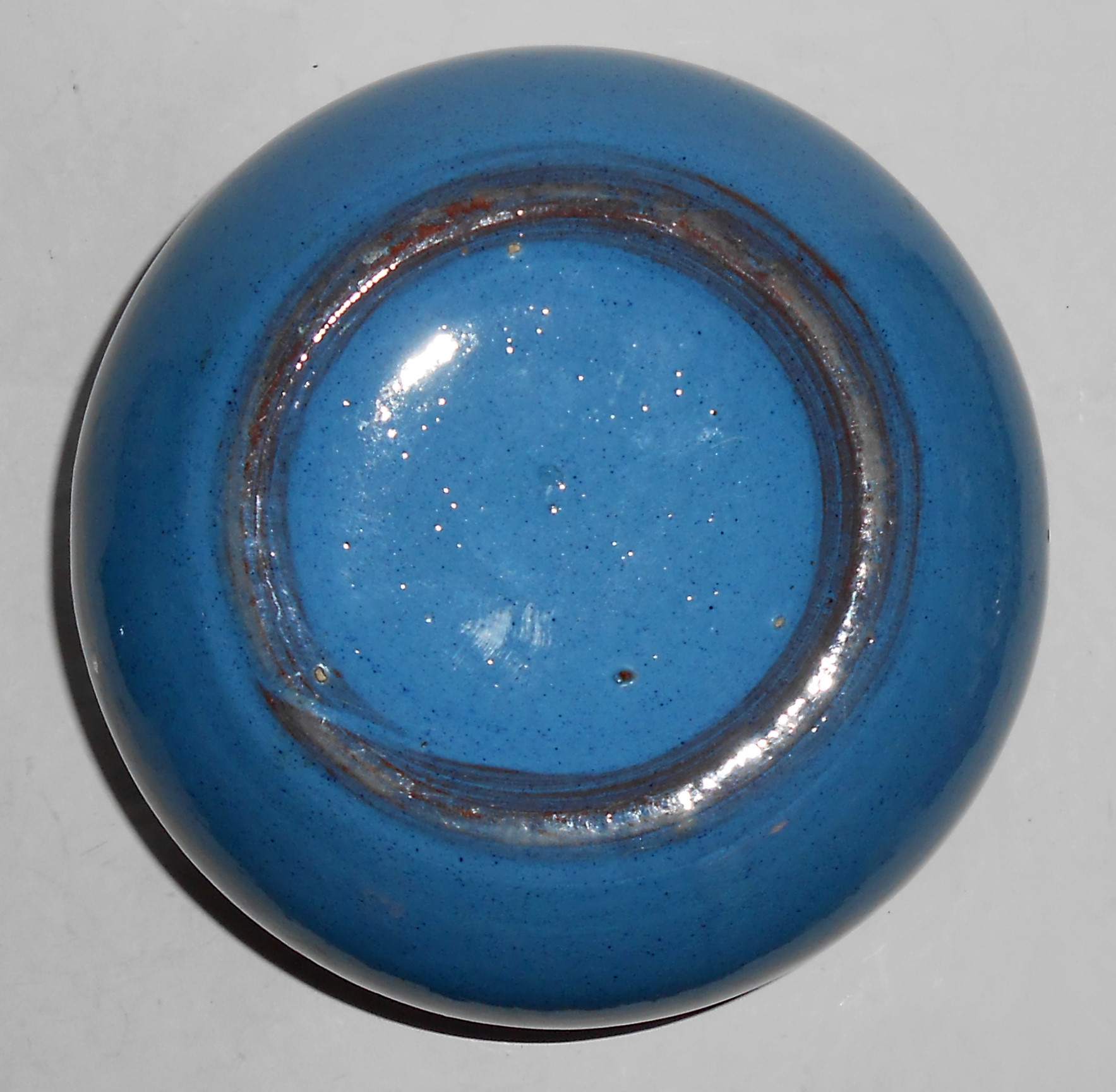 Peters And Reed Pottery Wilse Blue Bowl Mint
