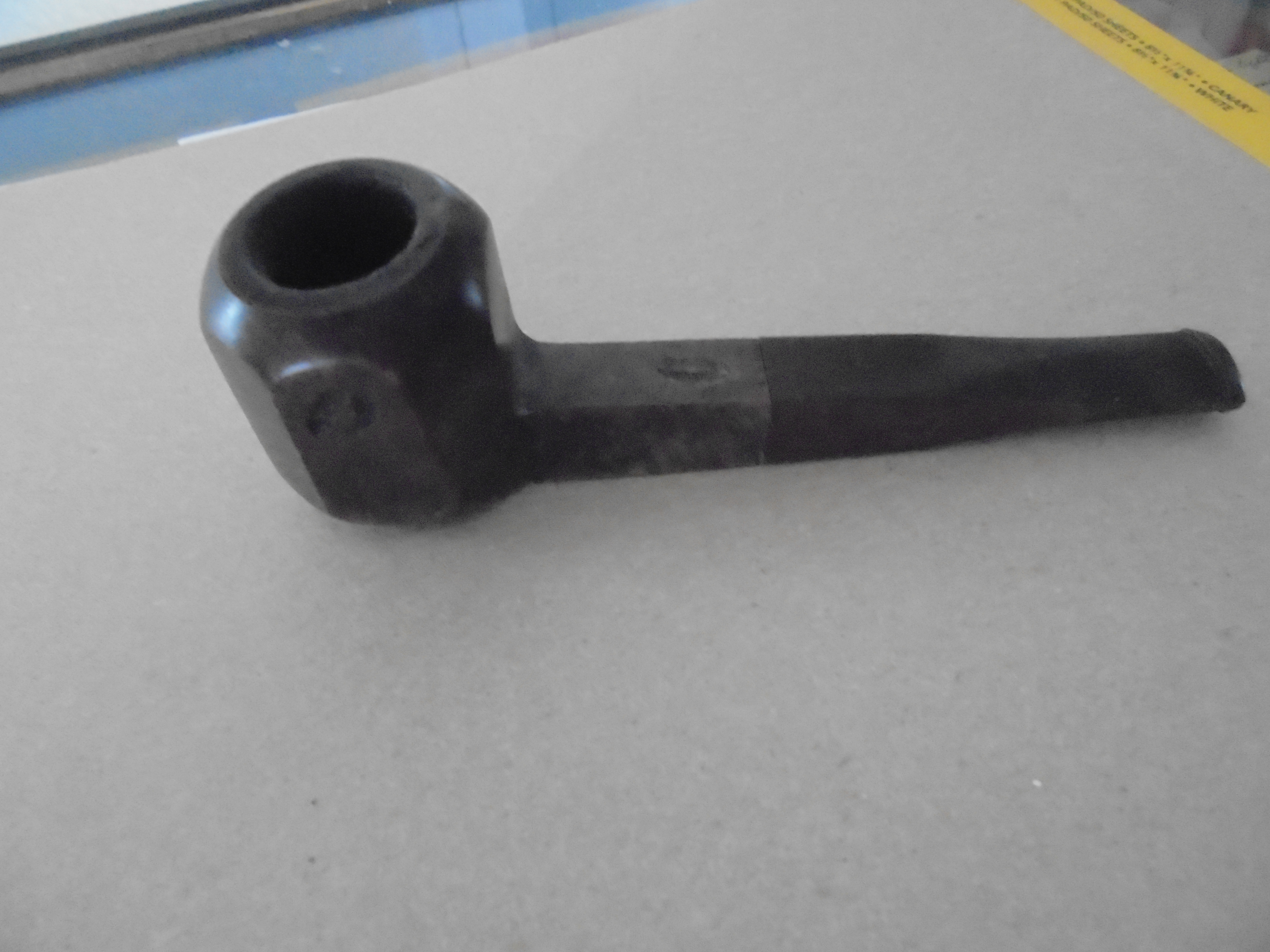 Vintage Tobacco pipe marked Imported Briar 8 sided Octagon