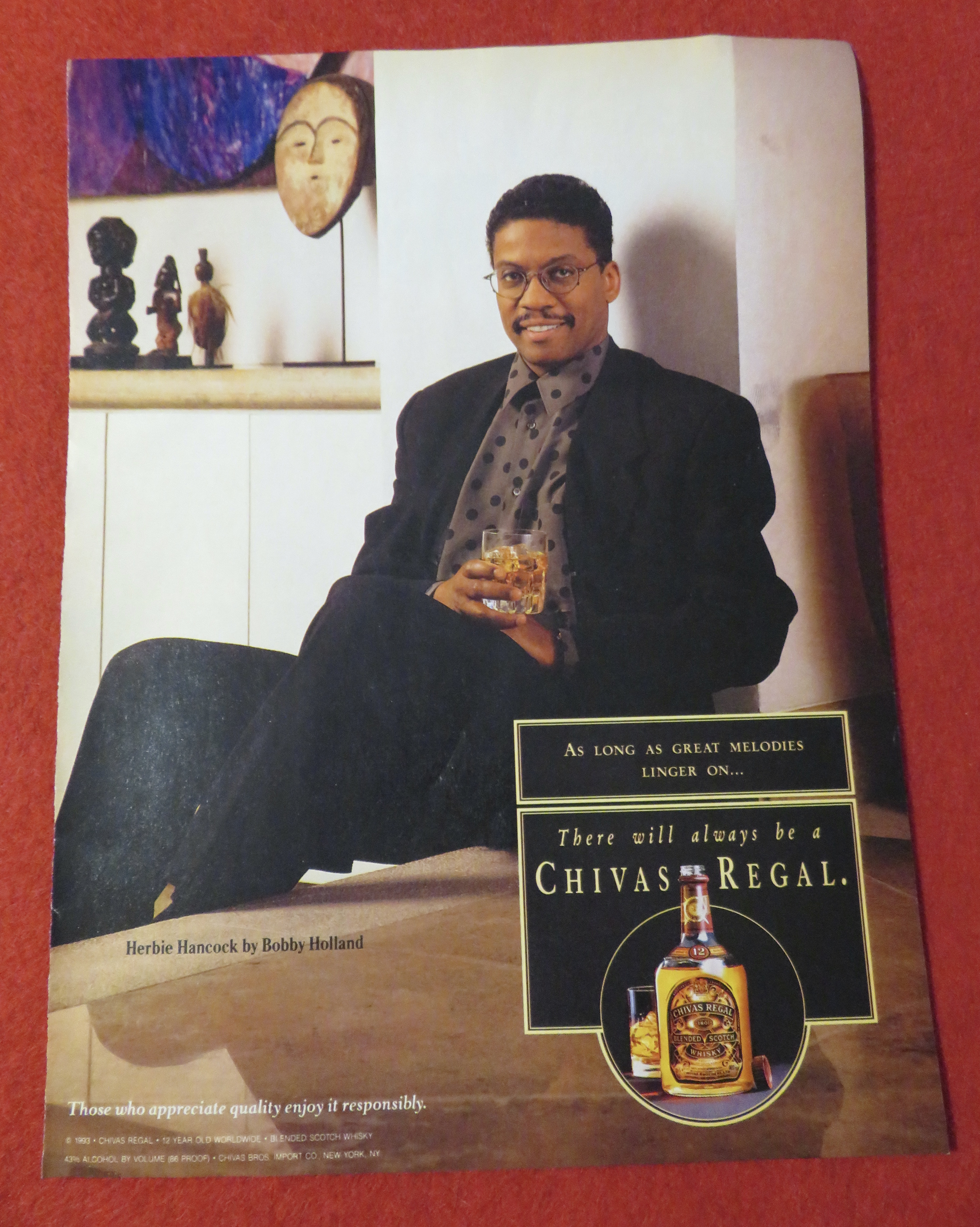 1995 Chivas Regal Scotch Whisky with Herbie Hancock