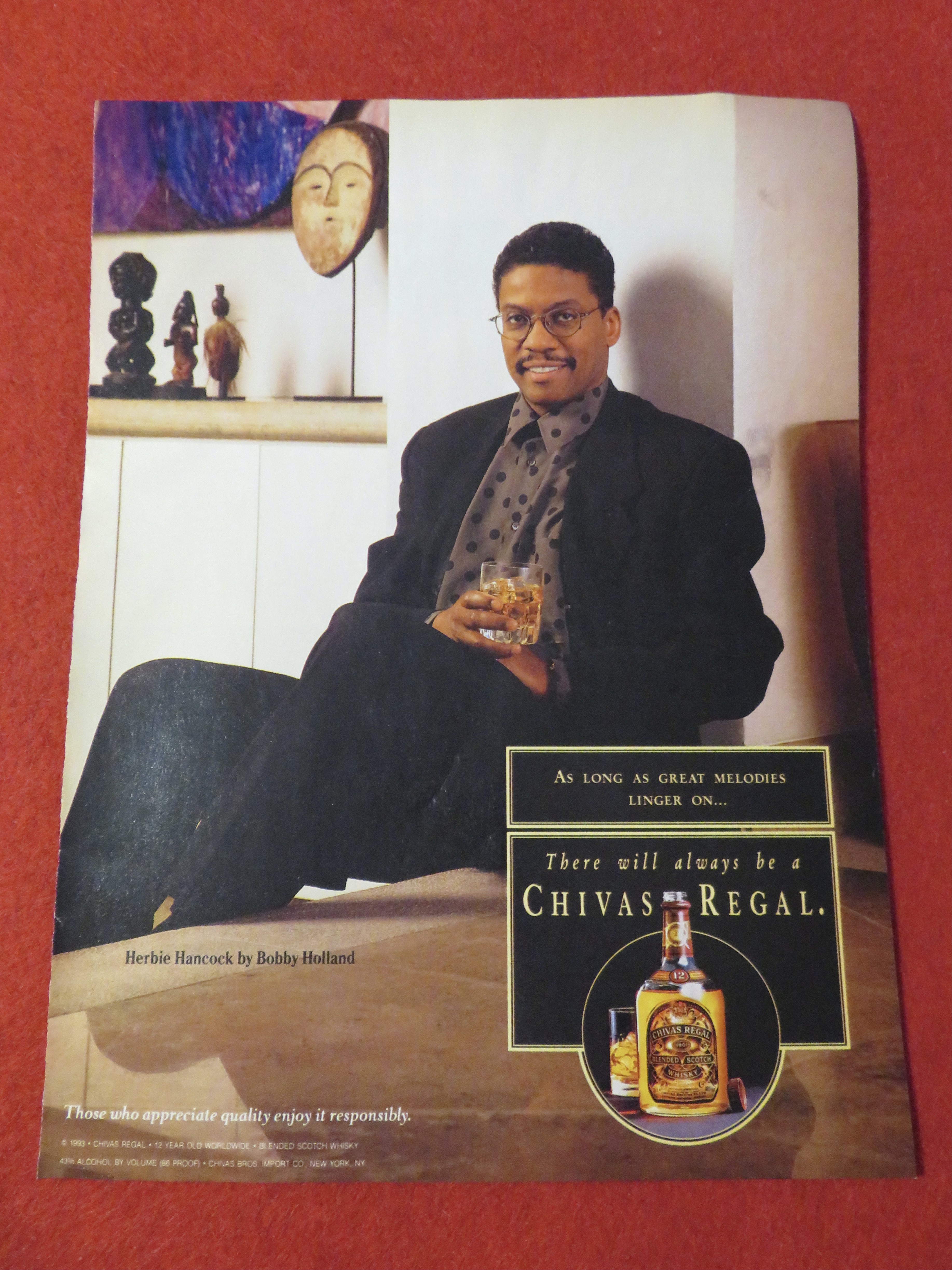 1995 Chivas Regal Scotch Whisky with Herbie Hancock