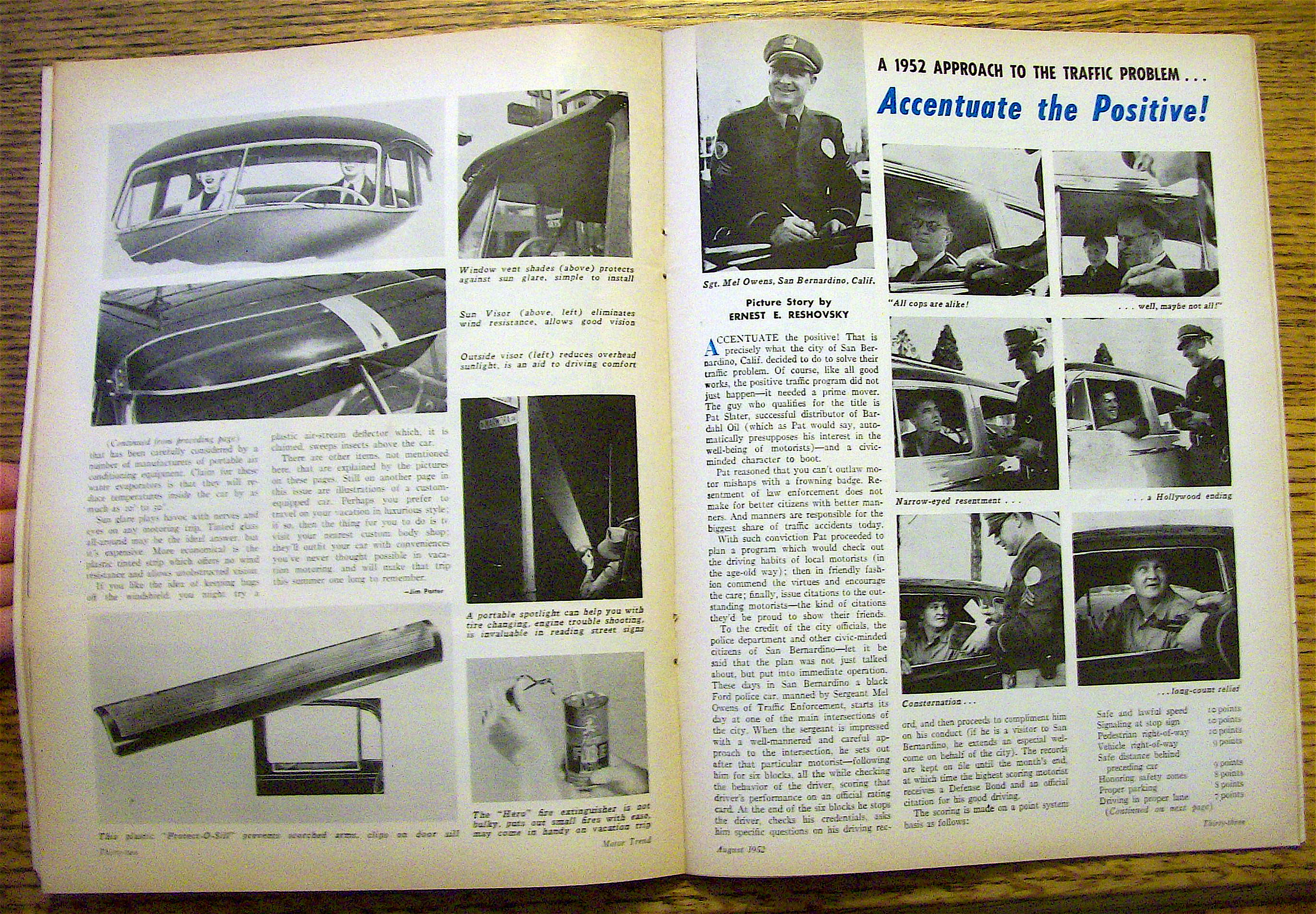 Motor Trend Magazine August 1952 Florida Sport Custom