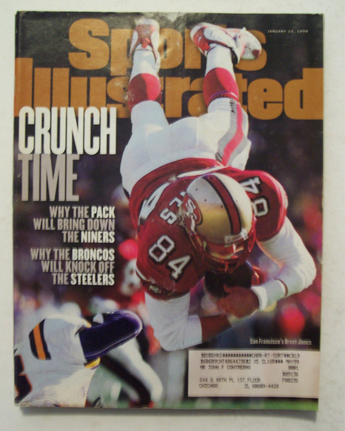 Sport Illustrated Magazine-January 12, 1998-Crunch Time
