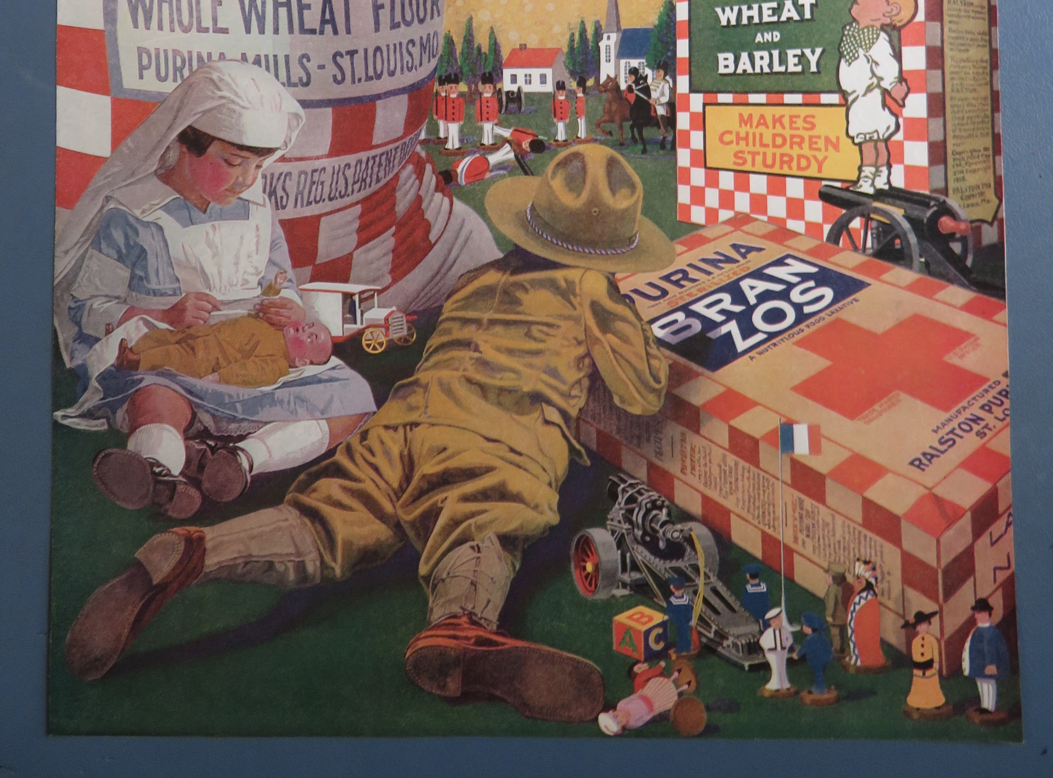 1919 Ralston Purina Foods with Little Girl & Boy