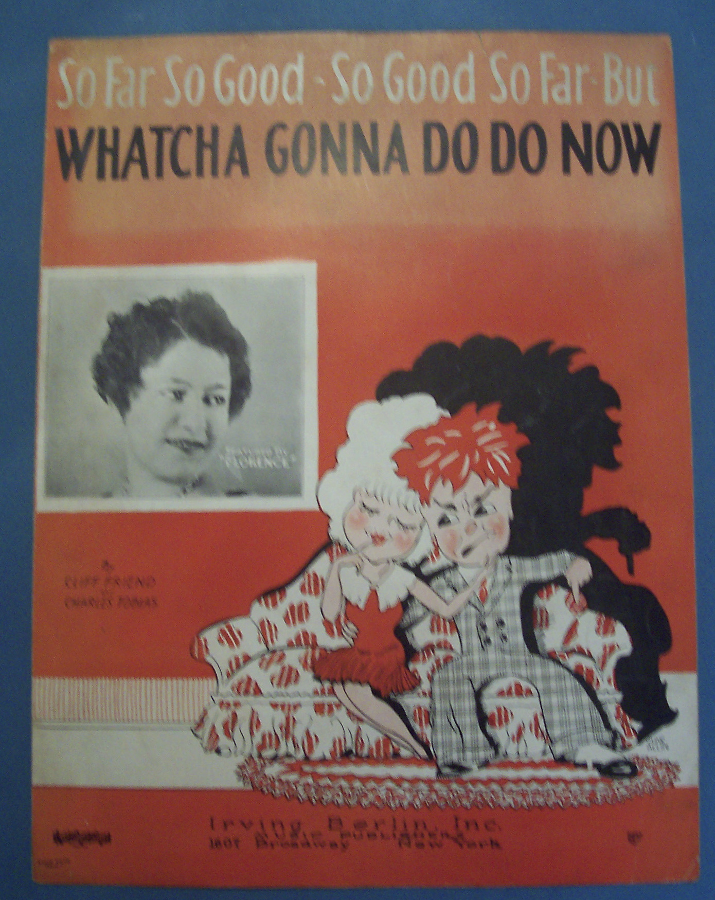 Sheet Music of 1928 Whatcha Gonna Do Do Now