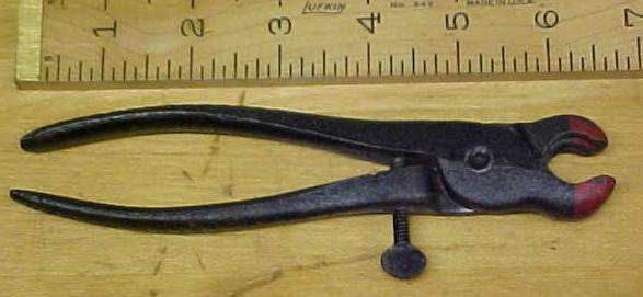Antique Hog Ring Pliers Pliers Double Ringer 6.5 inch
