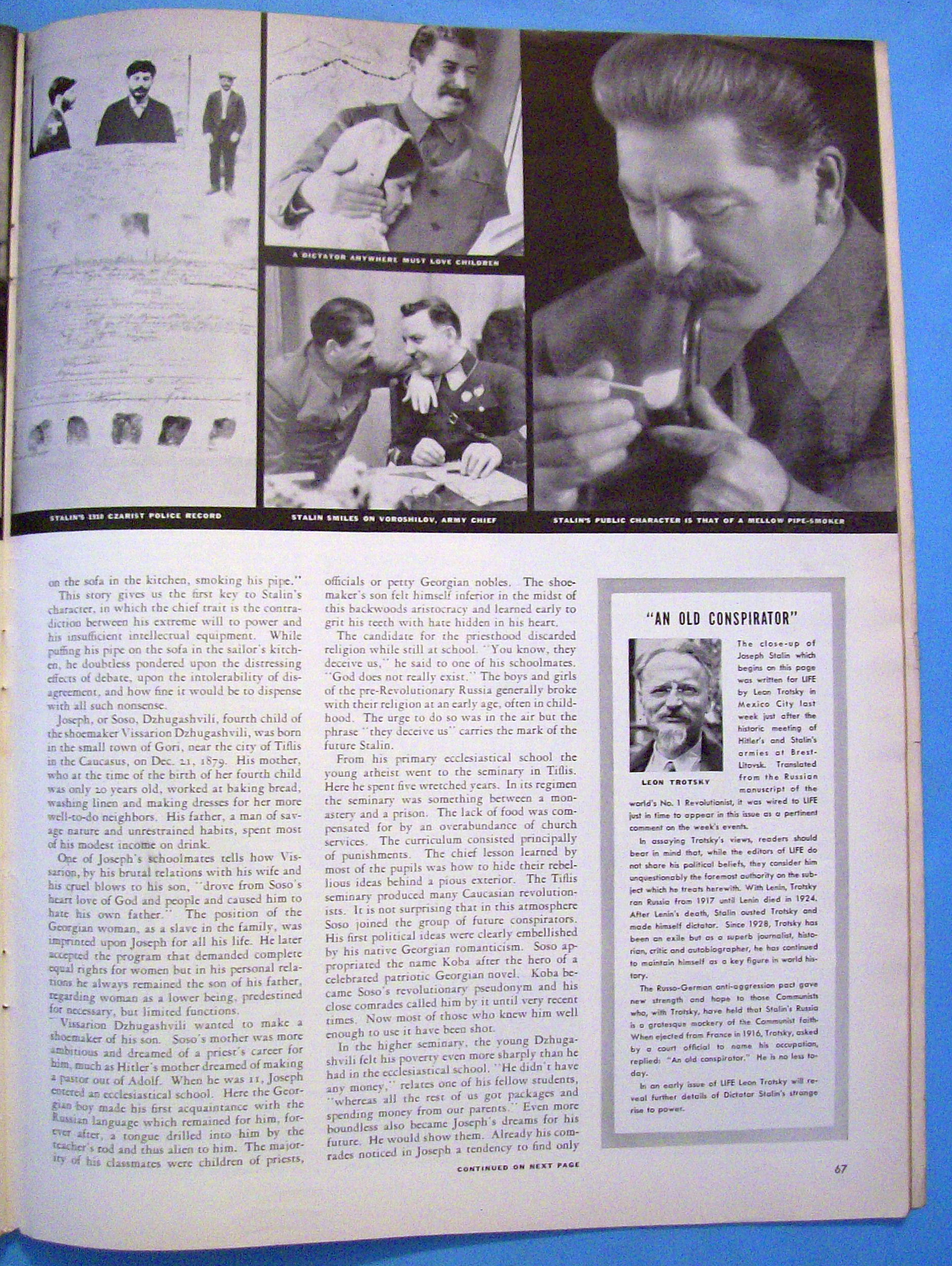 Life  Magazine - October 2, 1939 - Cordell Hull