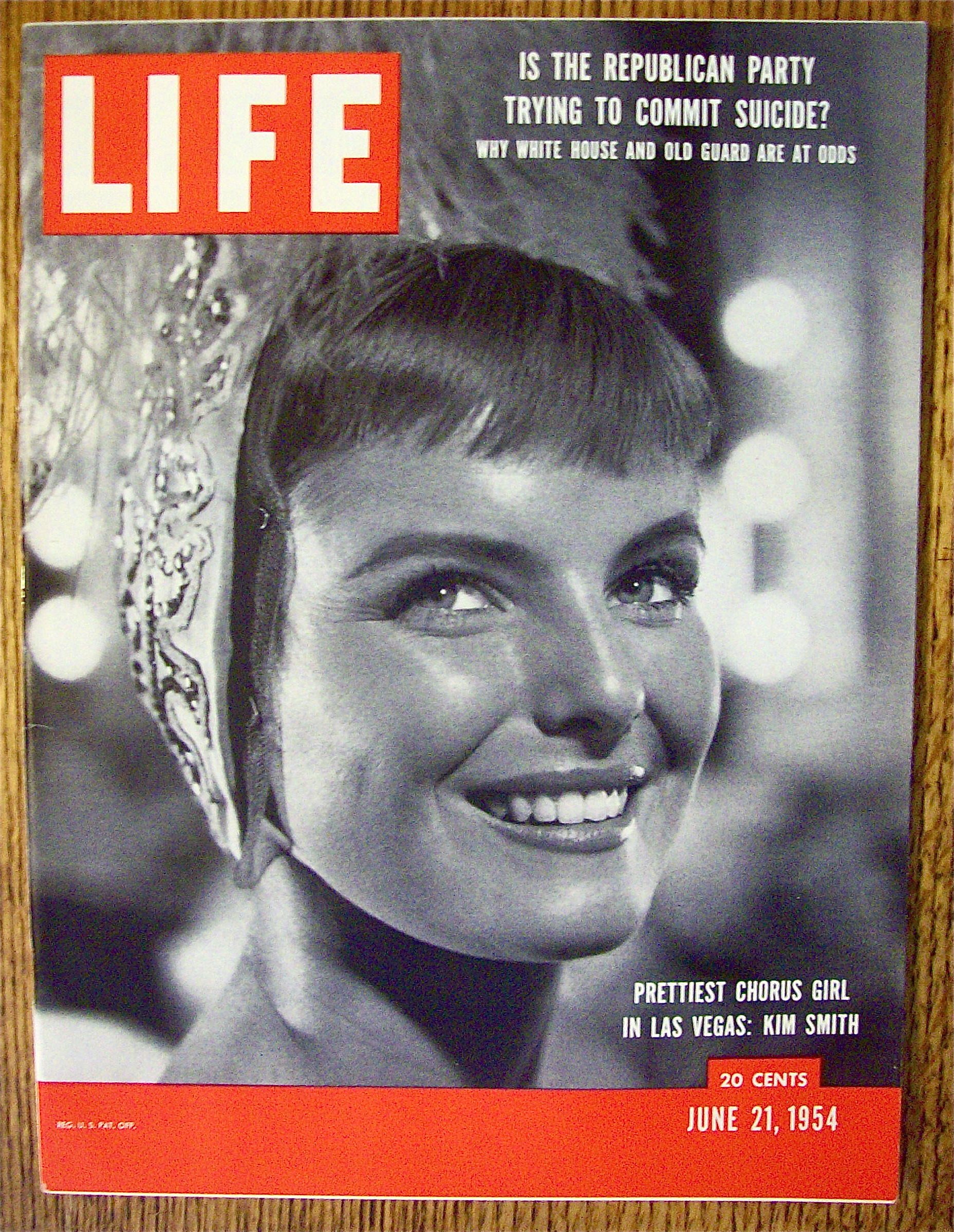 Life Magazine-June 21, 1954-Prettiest Chorus Girl