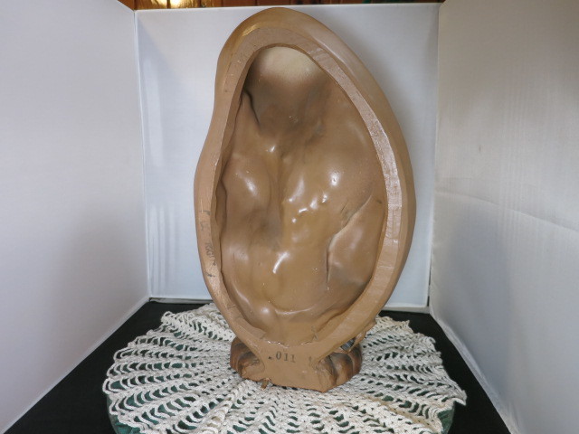 Madonna and Child Lamp Statute Mich Artess 1963 Cord had been cut