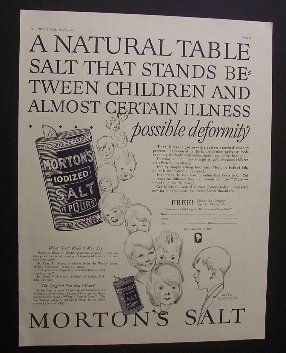 1926 Morton's Salt