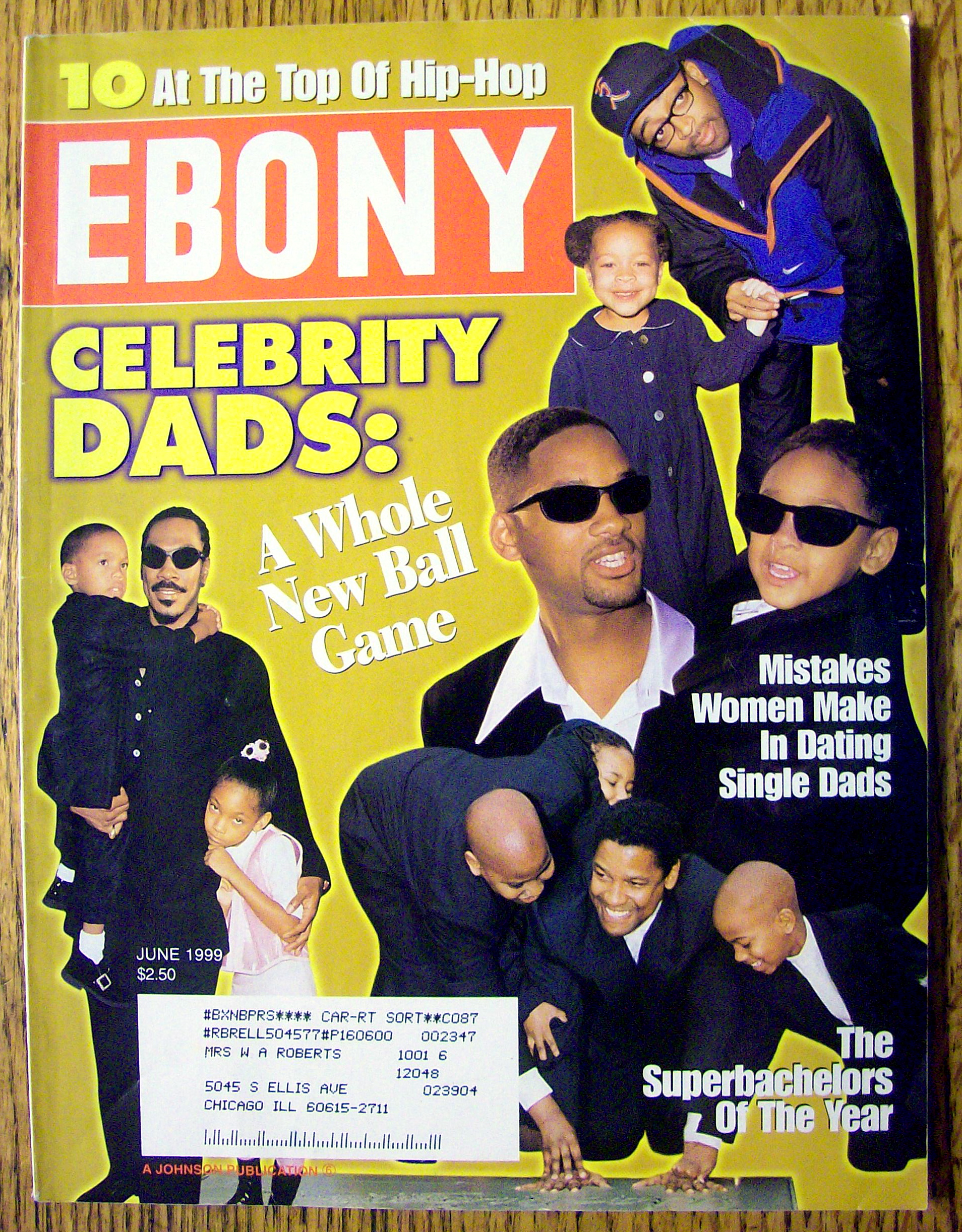 Ebony Magazine-June 1999-Celebrity Dads