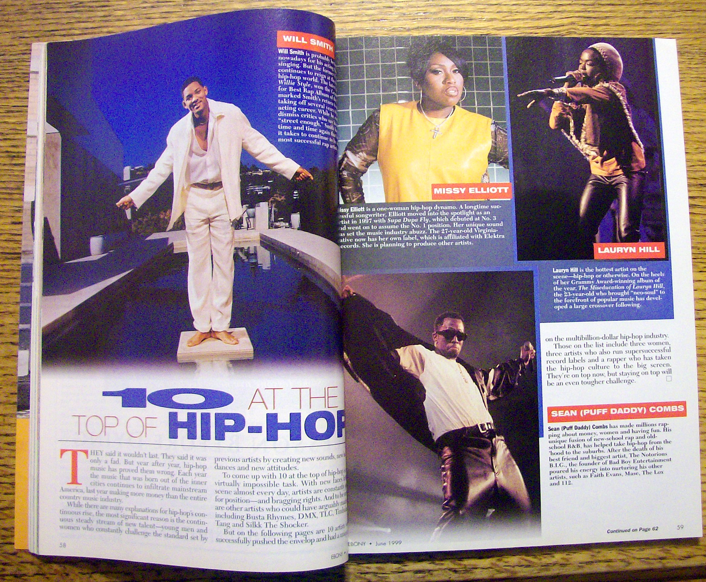 Ebony Magazine-June 1999-Celebrity Dads