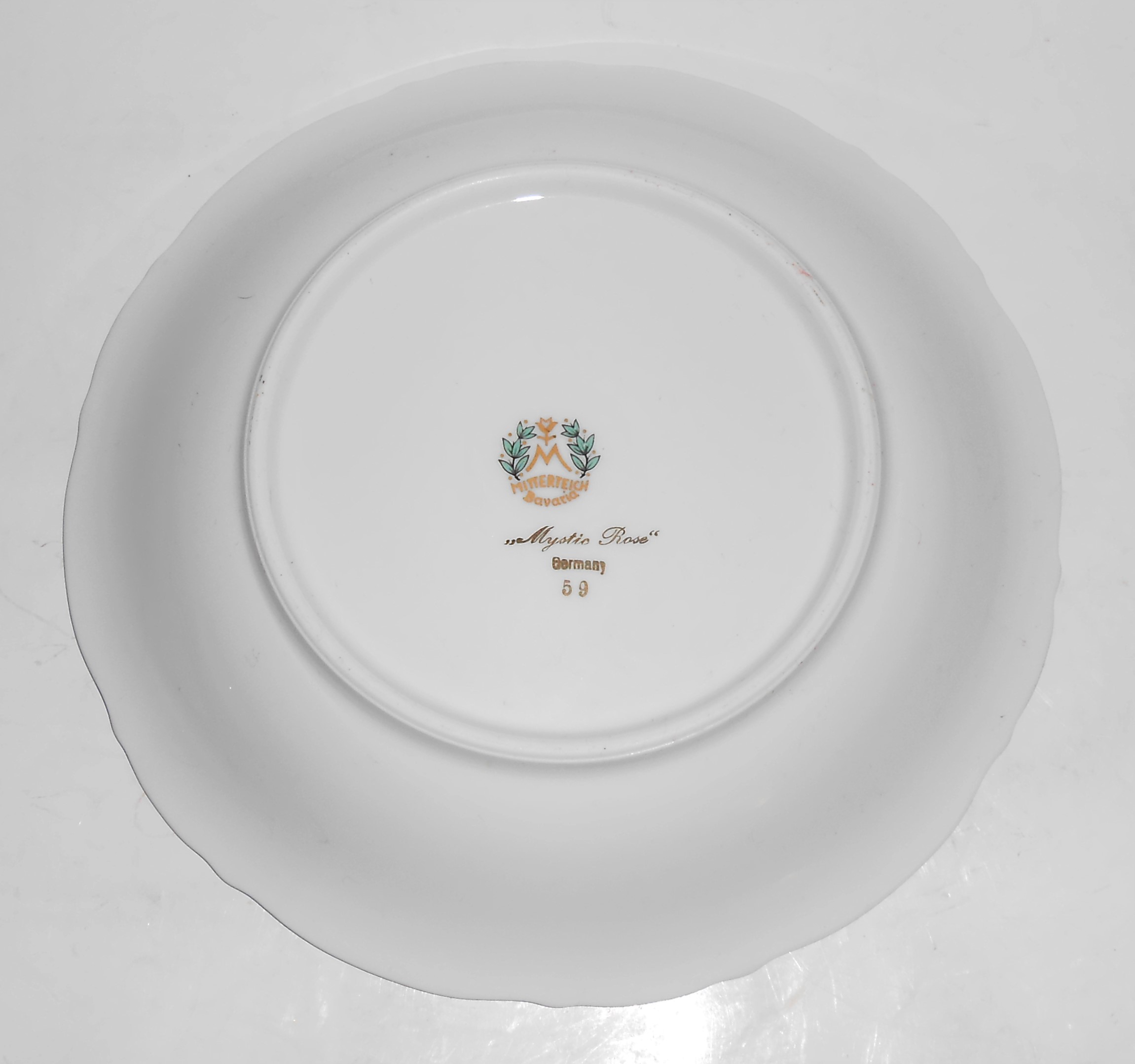 Mitterteich China Germany Porcelain Mystic Rose Soup