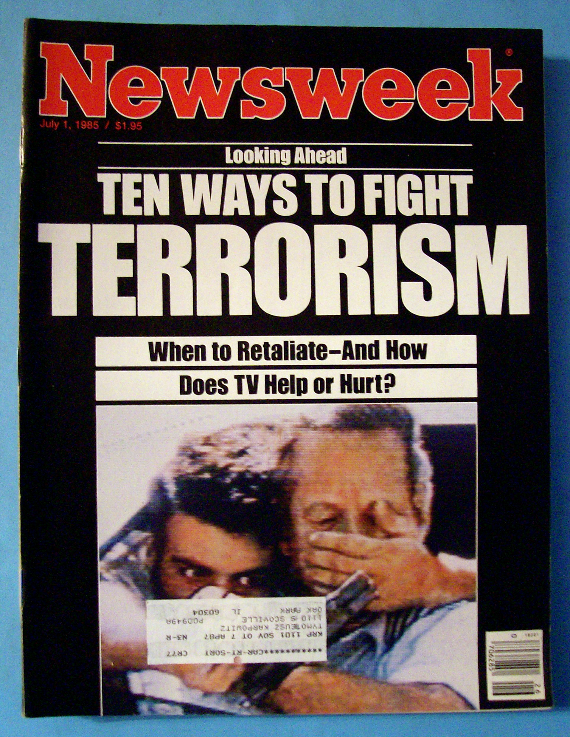 Newsweek Magazine - July 1, 1985 - Terrorism